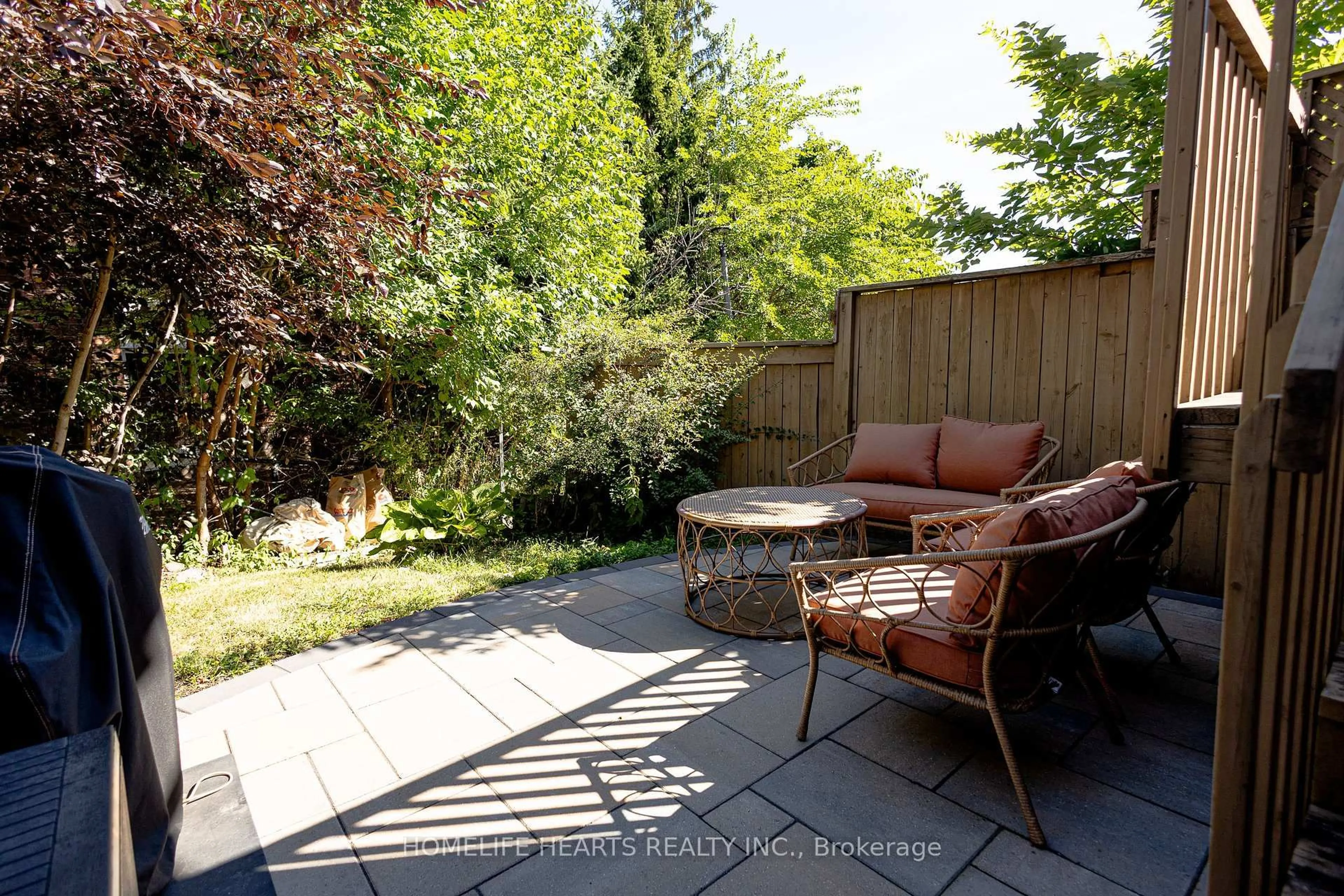 Patio, forest/trees view for 1635 Pickering Pkwy #15, Pickering Ontario L1V 6W8