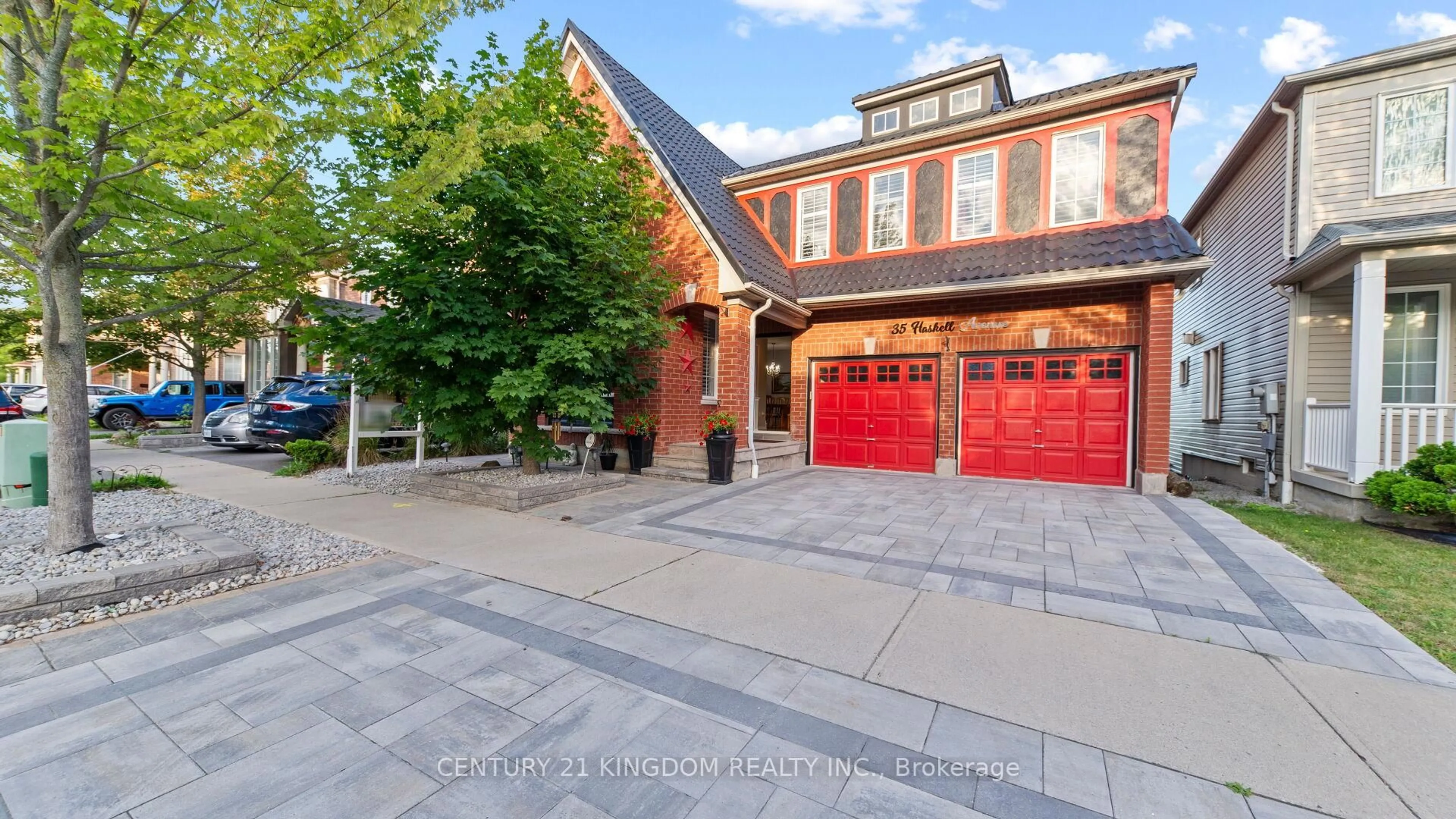 Home with brick exterior material, street for 35 Haskell Ave, Ajax Ontario L1T 4Y8