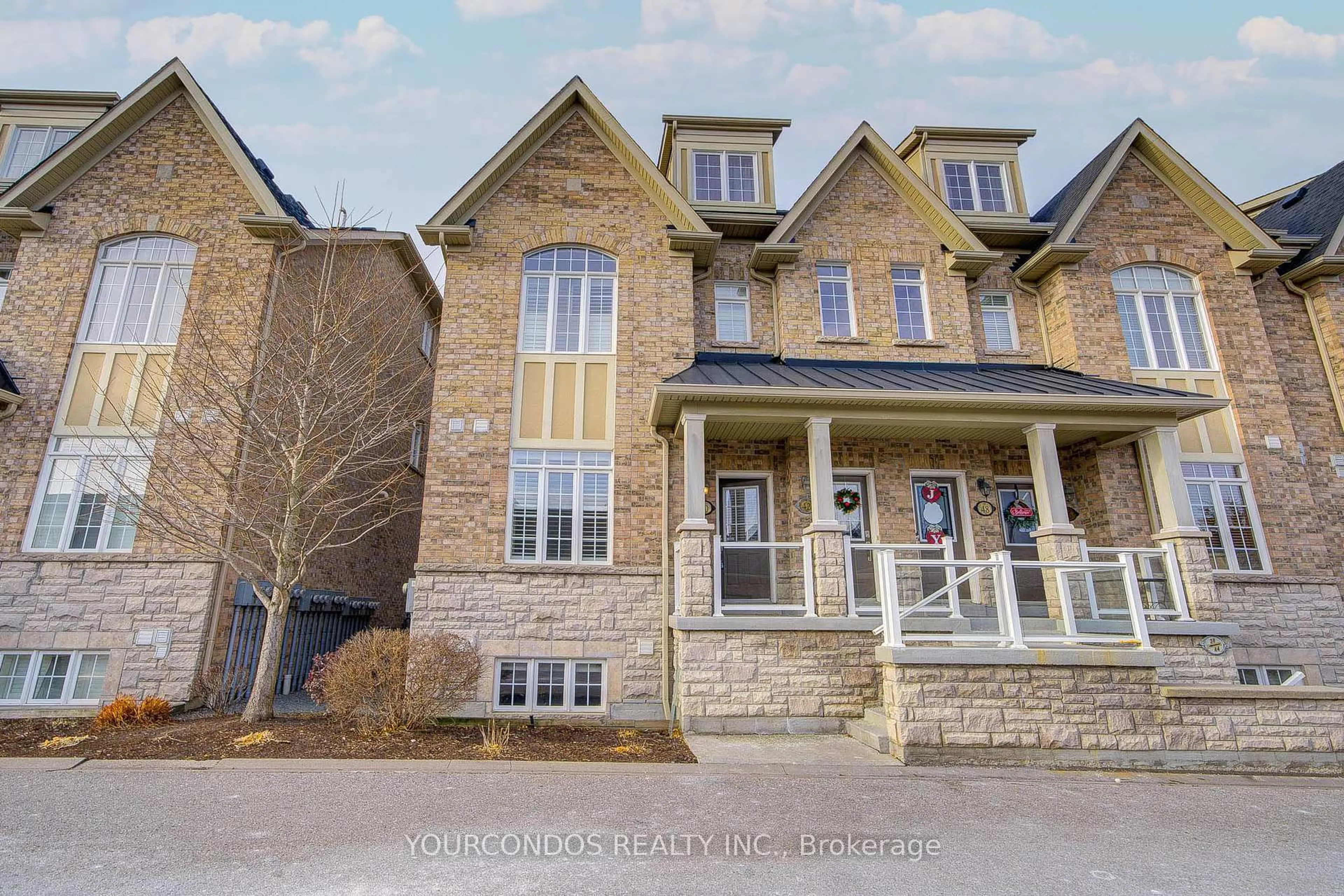 Home with brick exterior material, street for 40 Lovegrove Lane, Ajax Ontario L1S 0E7