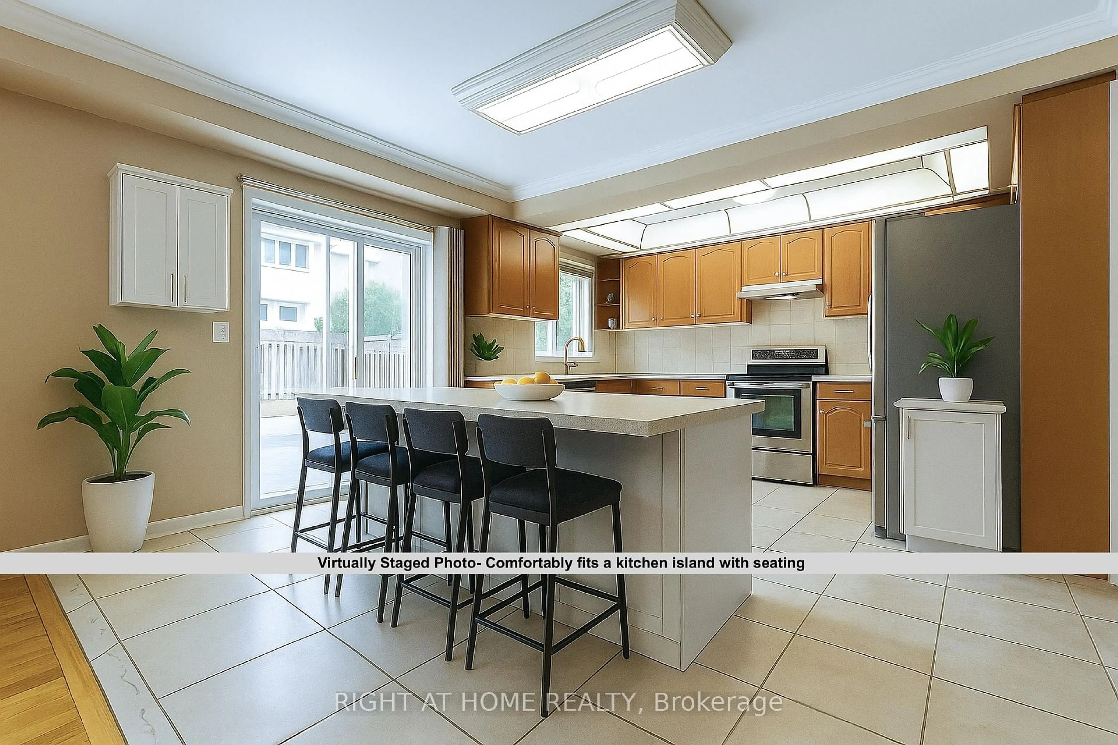 Open concept kitchen, ceramic/tile floor for 1887 Fairport Rd, Pickering Ontario L1V 1T5