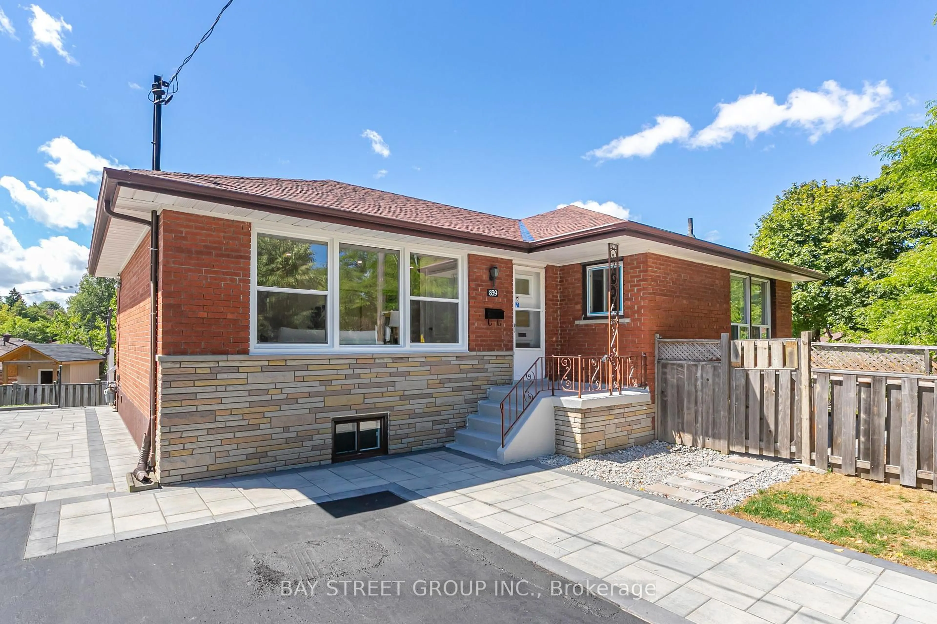 Home with brick exterior material, street for 839 Brimorton Dr, Toronto Ontario M1G 2T3