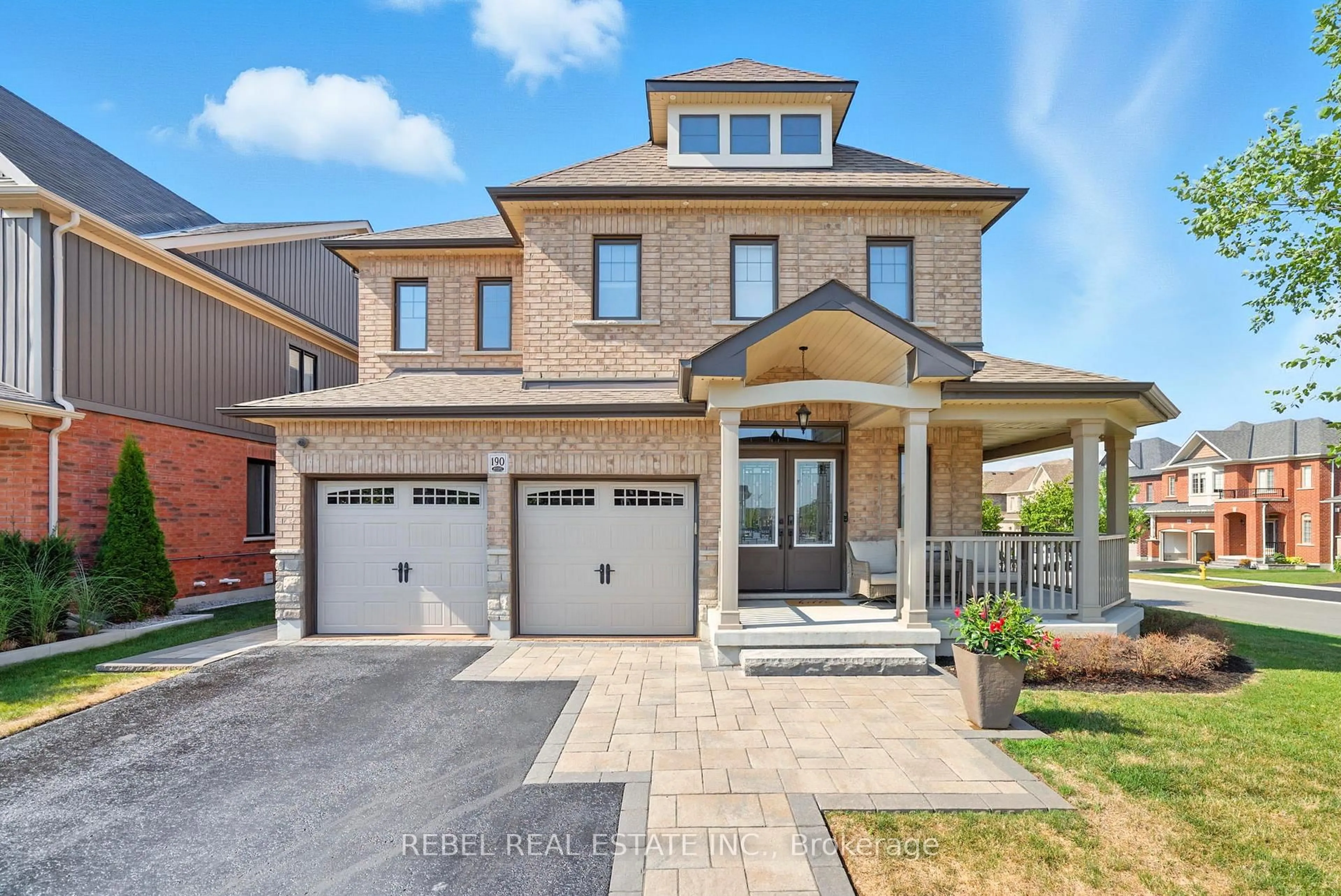 Home with brick exterior material, street for 190 William Fair Dr, Clarington Ontario L1C 0T6