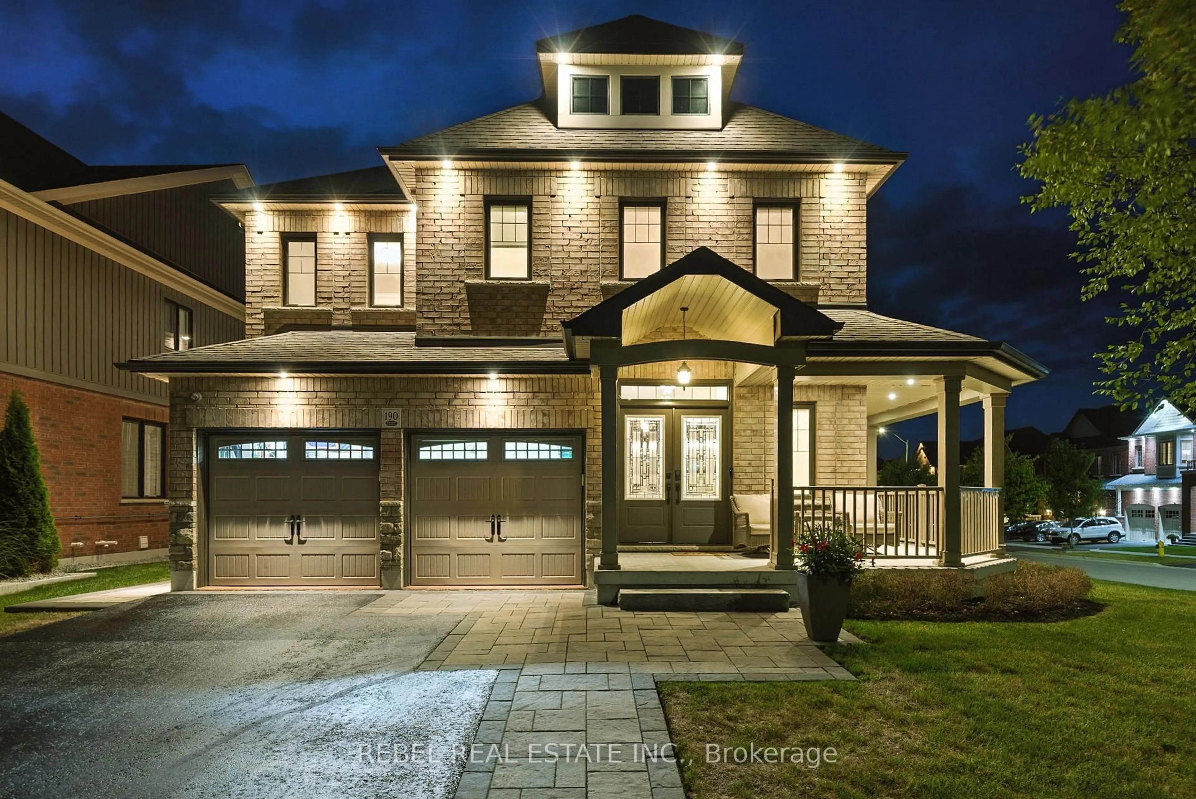 Home with brick exterior material, street for 190 William Fair Dr, Clarington Ontario L1C 0T6