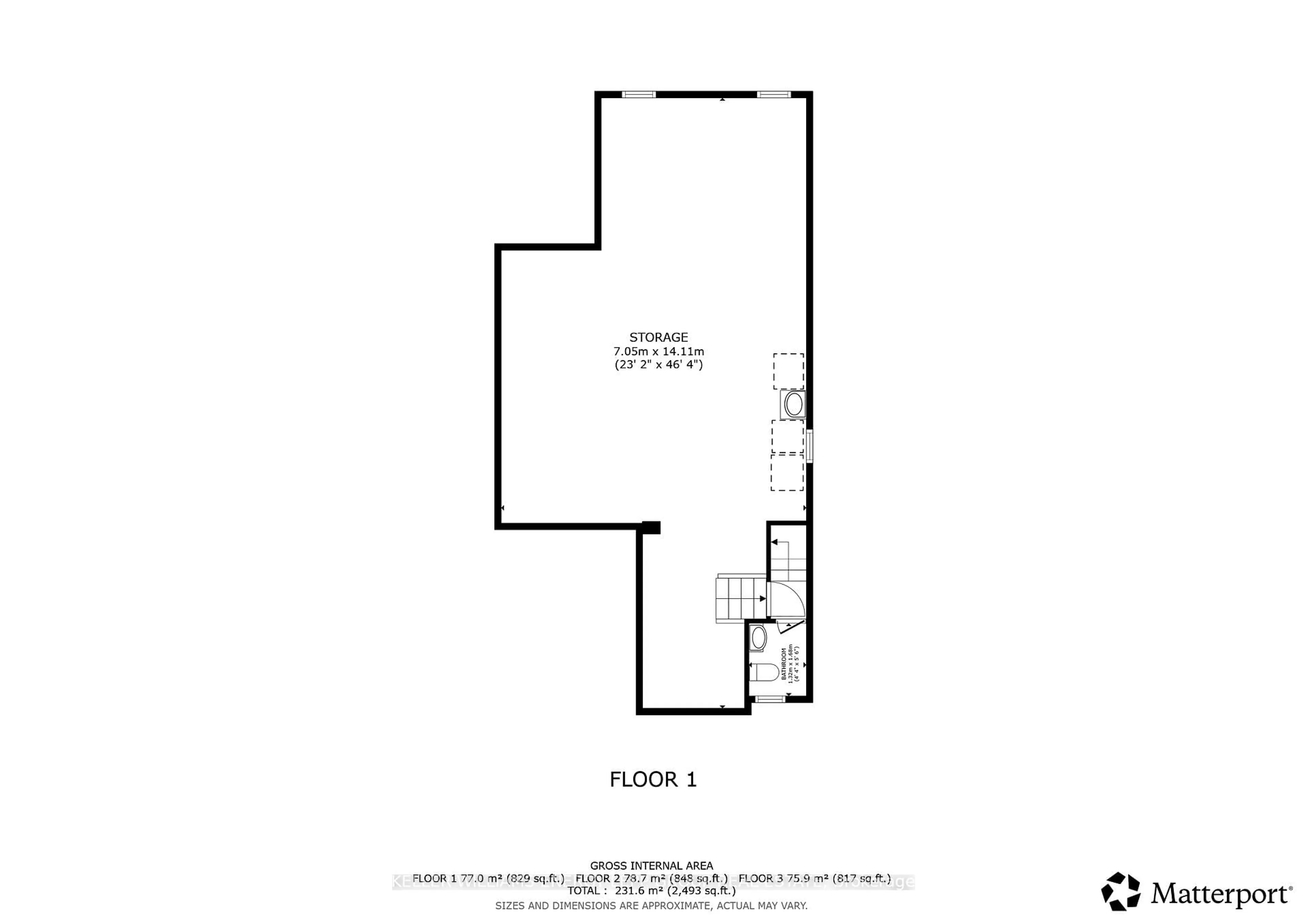 Floor plan for 17 Beaumaris Cres, Whitby Ontario L1M 2H3