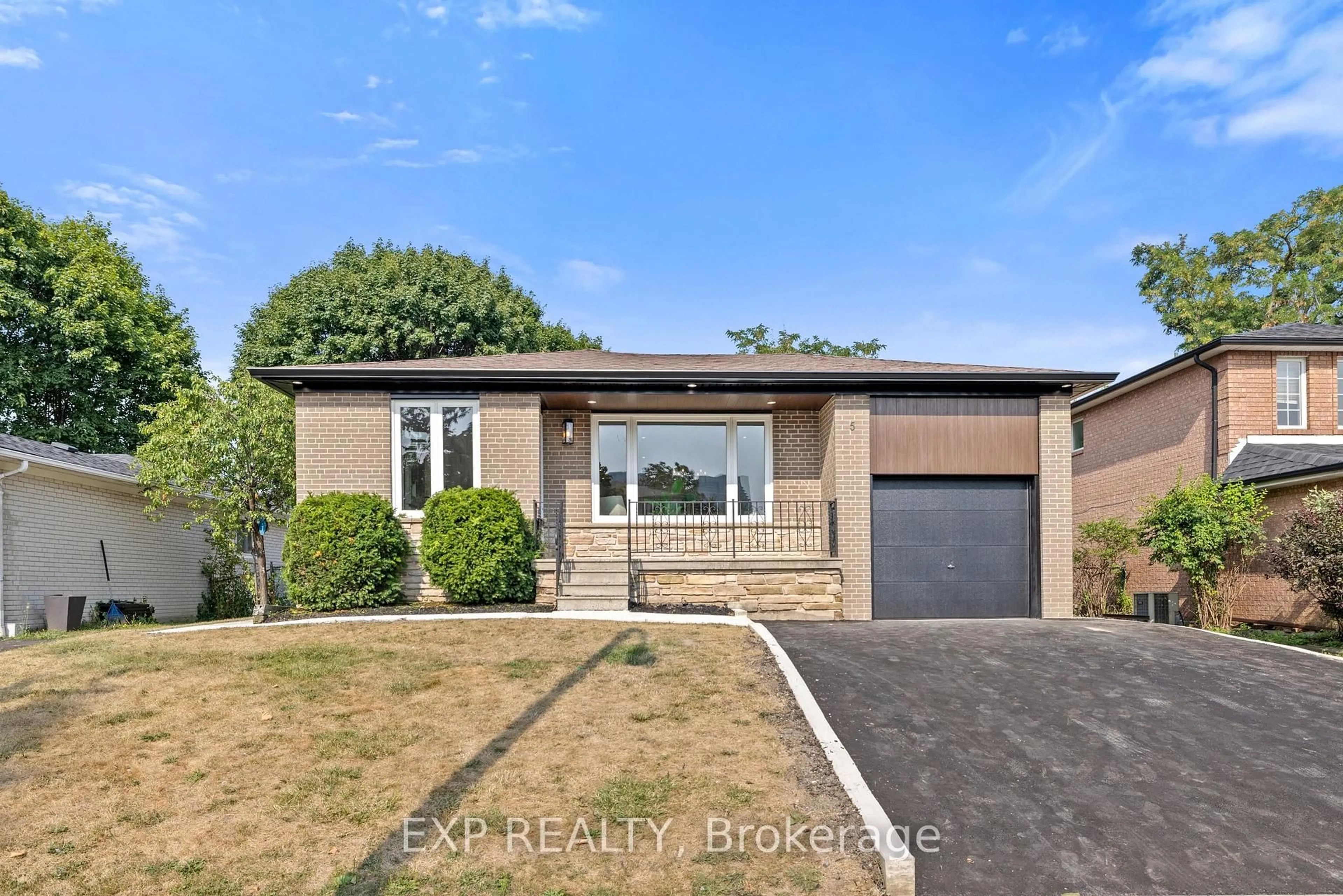 Home with brick exterior material, street for 5 Midcroft Dr, Toronto Ontario M1S 1W9