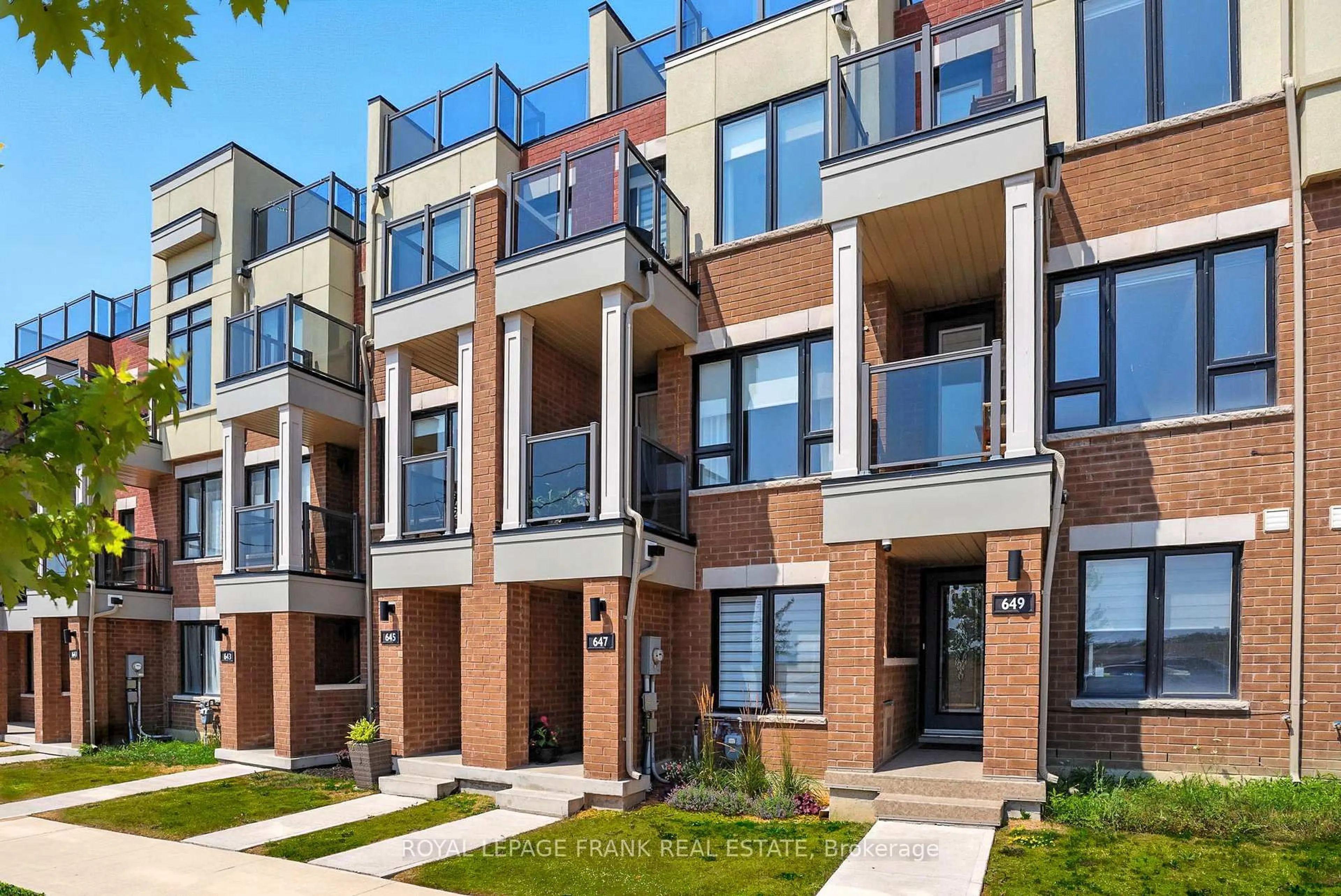 Home with brick exterior material, street for 647 Port Darlington Rd #17, Clarington Ontario L1C 7G2
