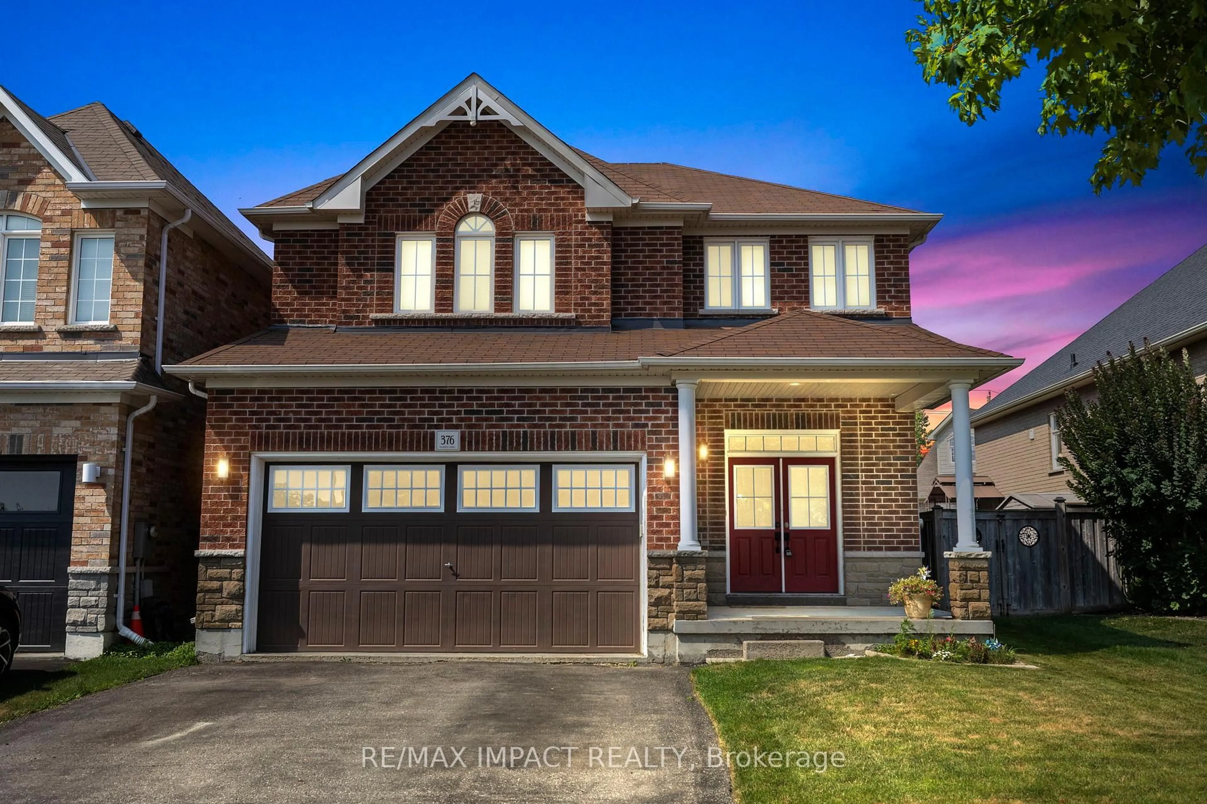 Home with brick exterior material, street for 376 West Scugog Lane, Clarington Ontario L1C 0G4