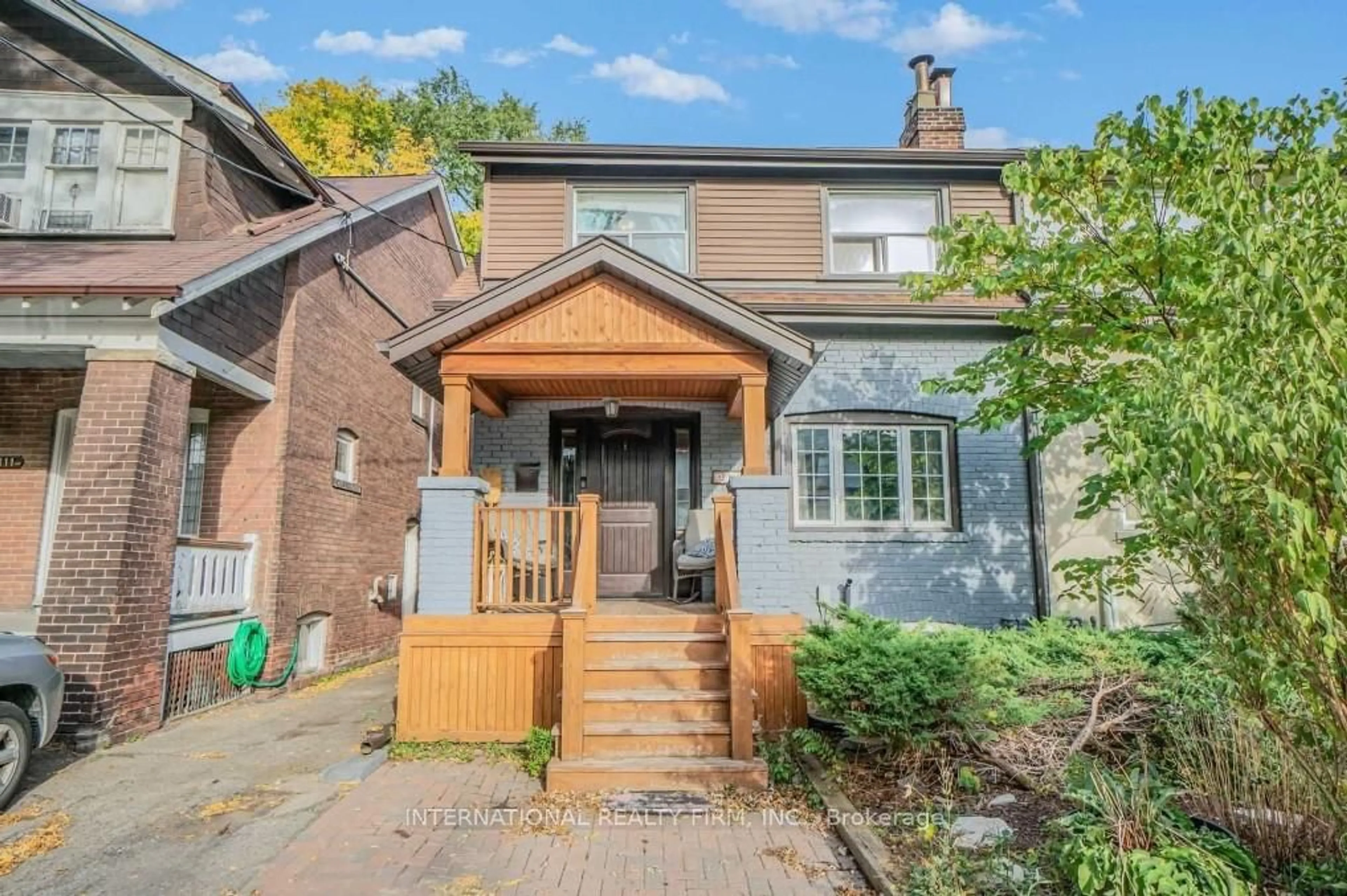 Home with brick exterior material, street for 109 Monarch Park Ave, Toronto Ontario M4J 4R1