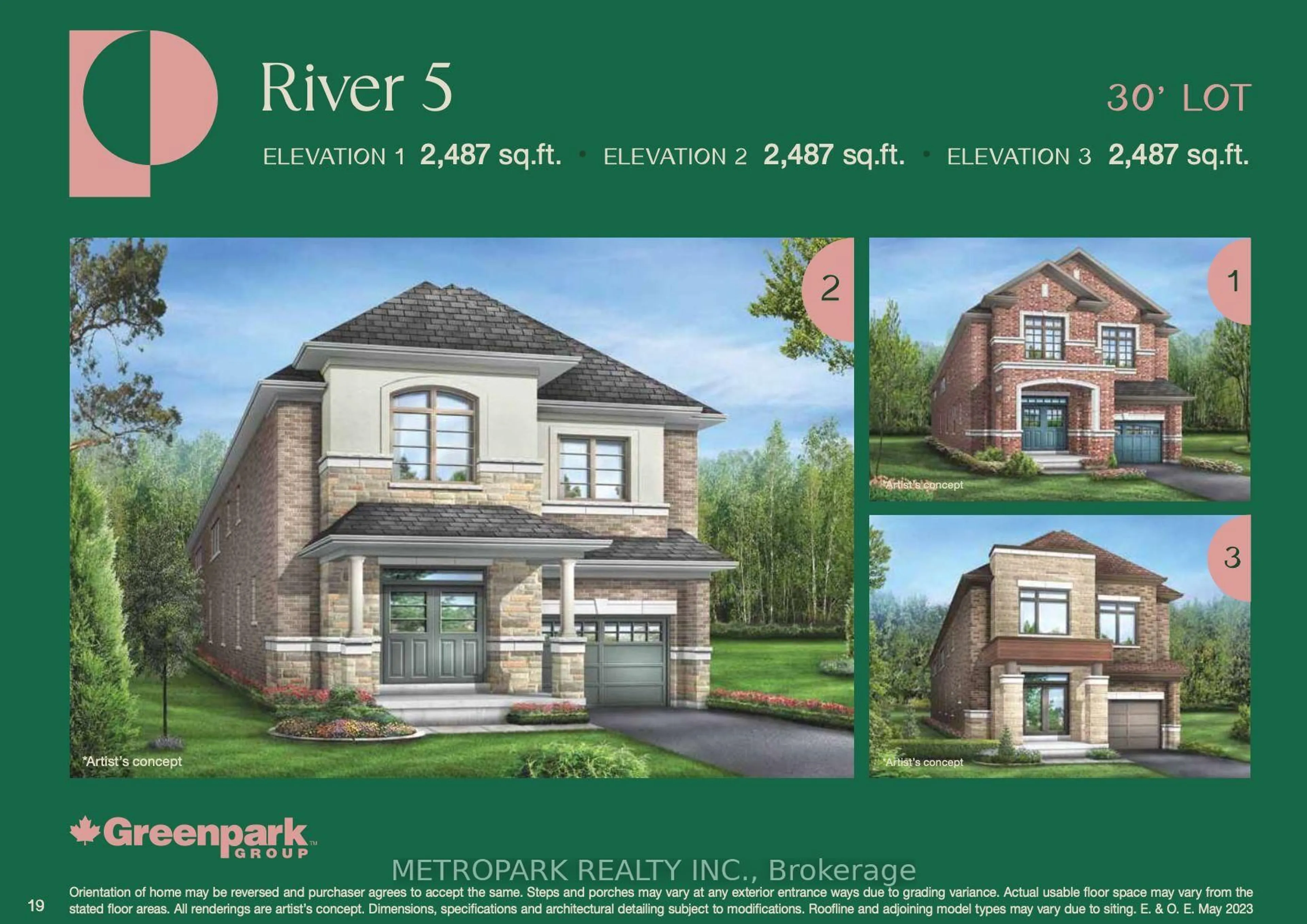 Home with brick exterior material, water/lake/river/ocean view for 2219 Crystal Dr, Oshawa Ontario L1H 0H4