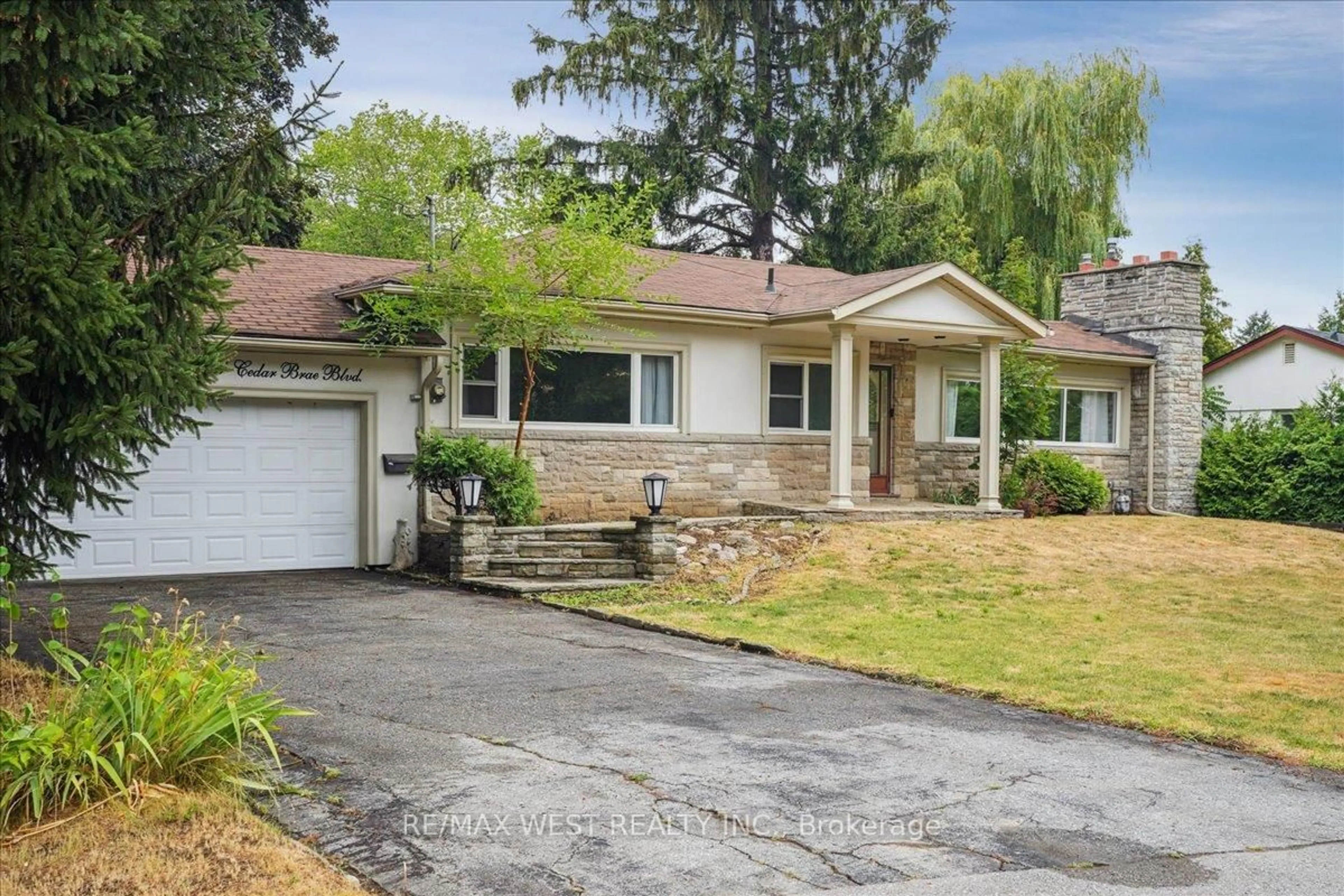 Home with brick exterior material, street for 106 Cedar Brae Blvd, Toronto Ontario M1J 2K5