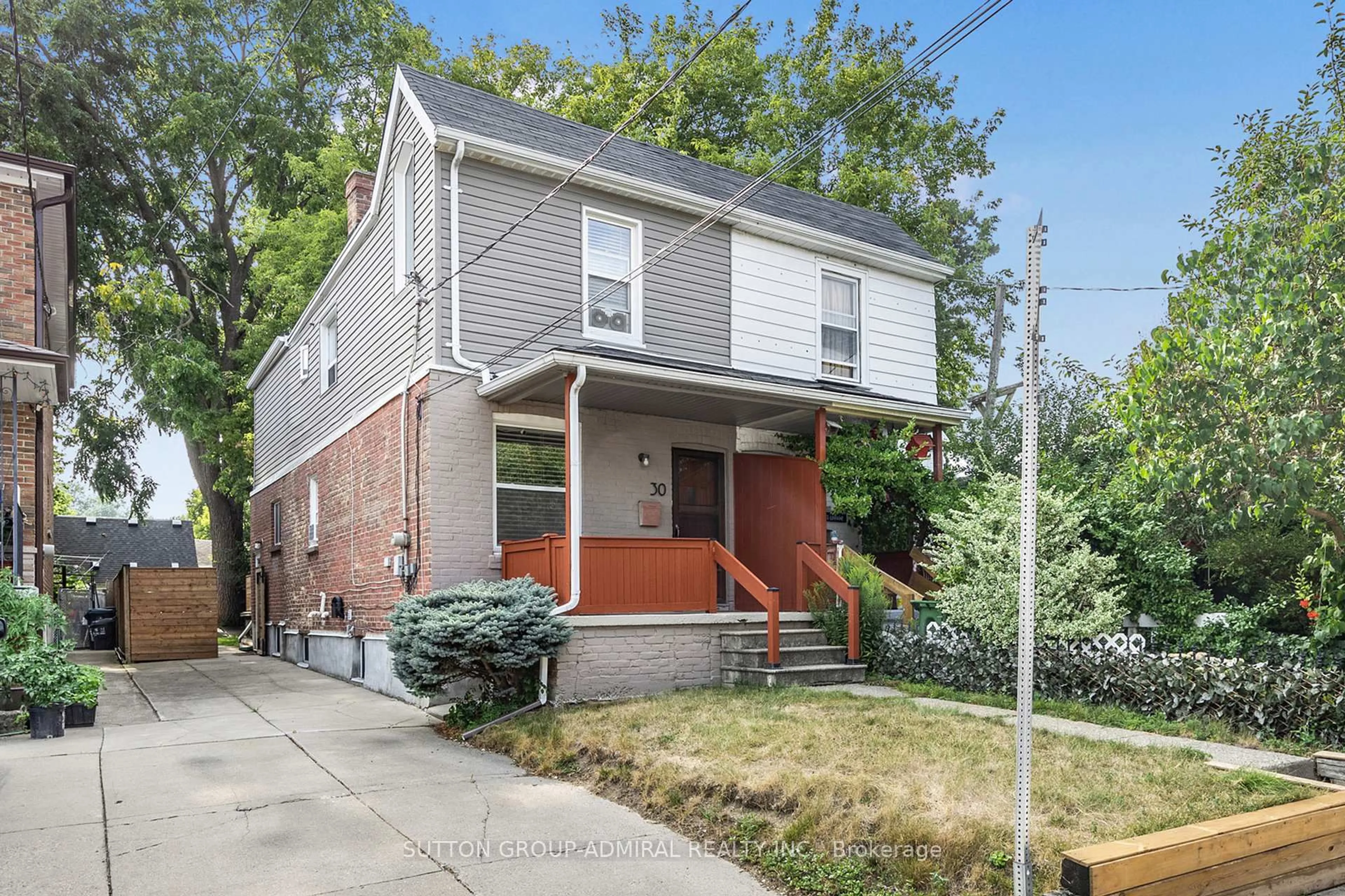 Home with brick exterior material, street for 30 Everett Cres, Toronto Ontario M4C 4P2