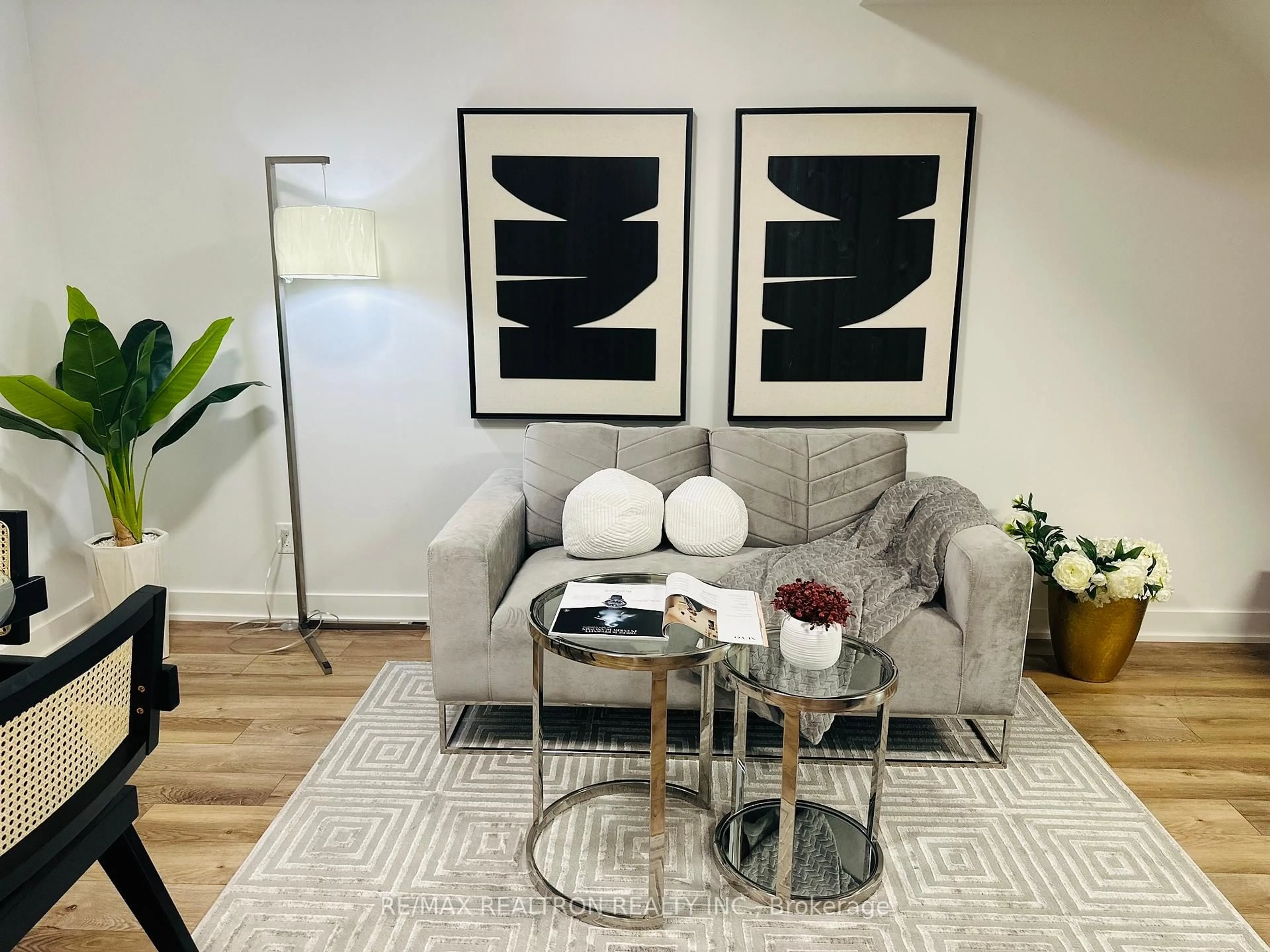 Living room with furniture, unknown for 20 Echo Pt #131, Toronto Ontario M1W 0A7