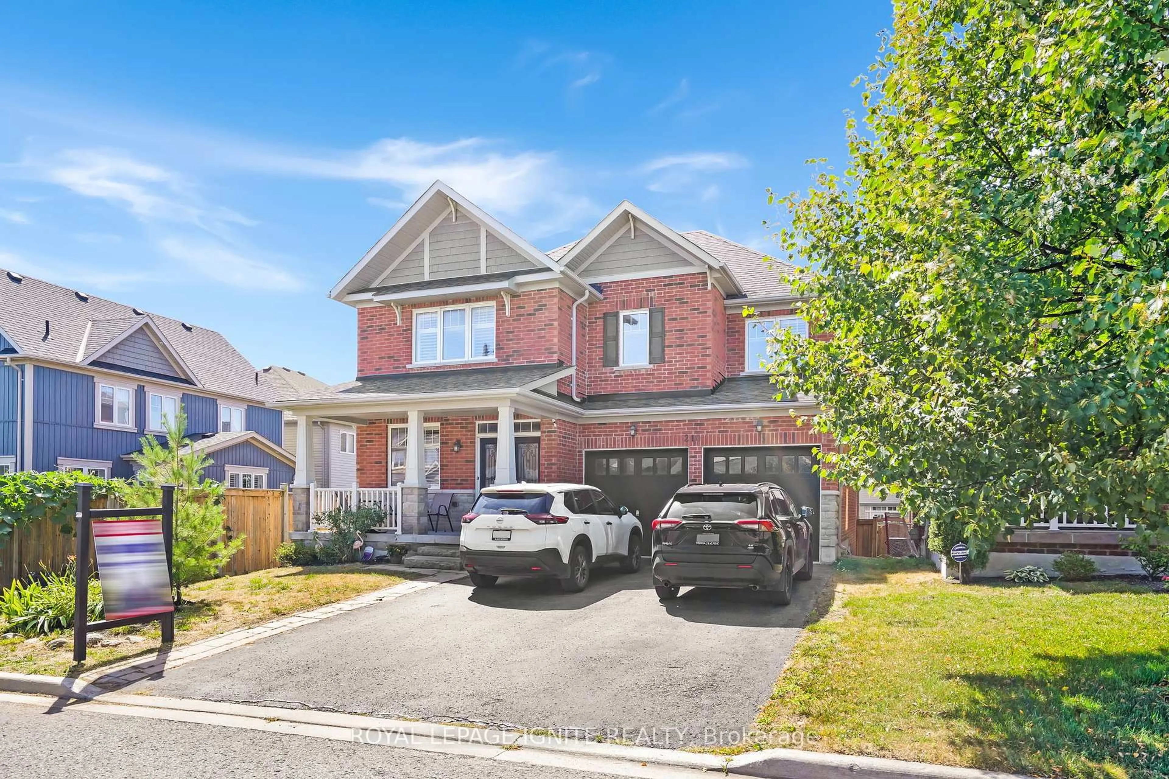 Home with brick exterior material, street for 210 Blackwell Cres, Oshawa Ontario L1L 0C9