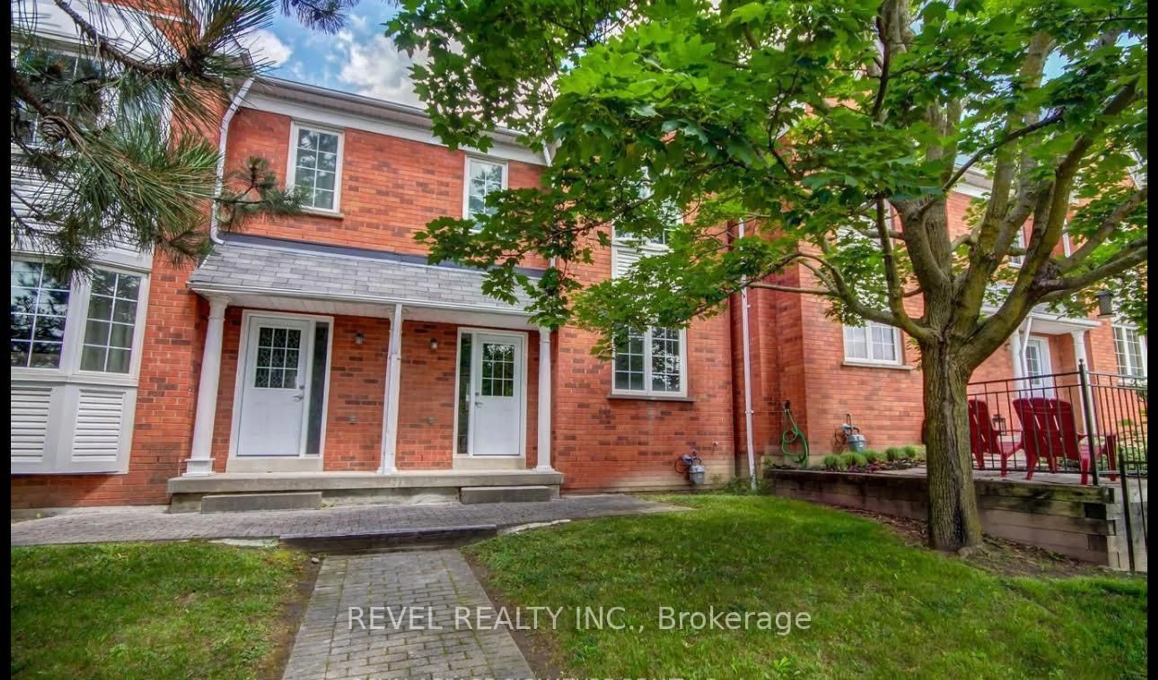 Home with brick exterior material, street for 10 Bassett Blvd #56, Whitby Ontario L1N 9C4