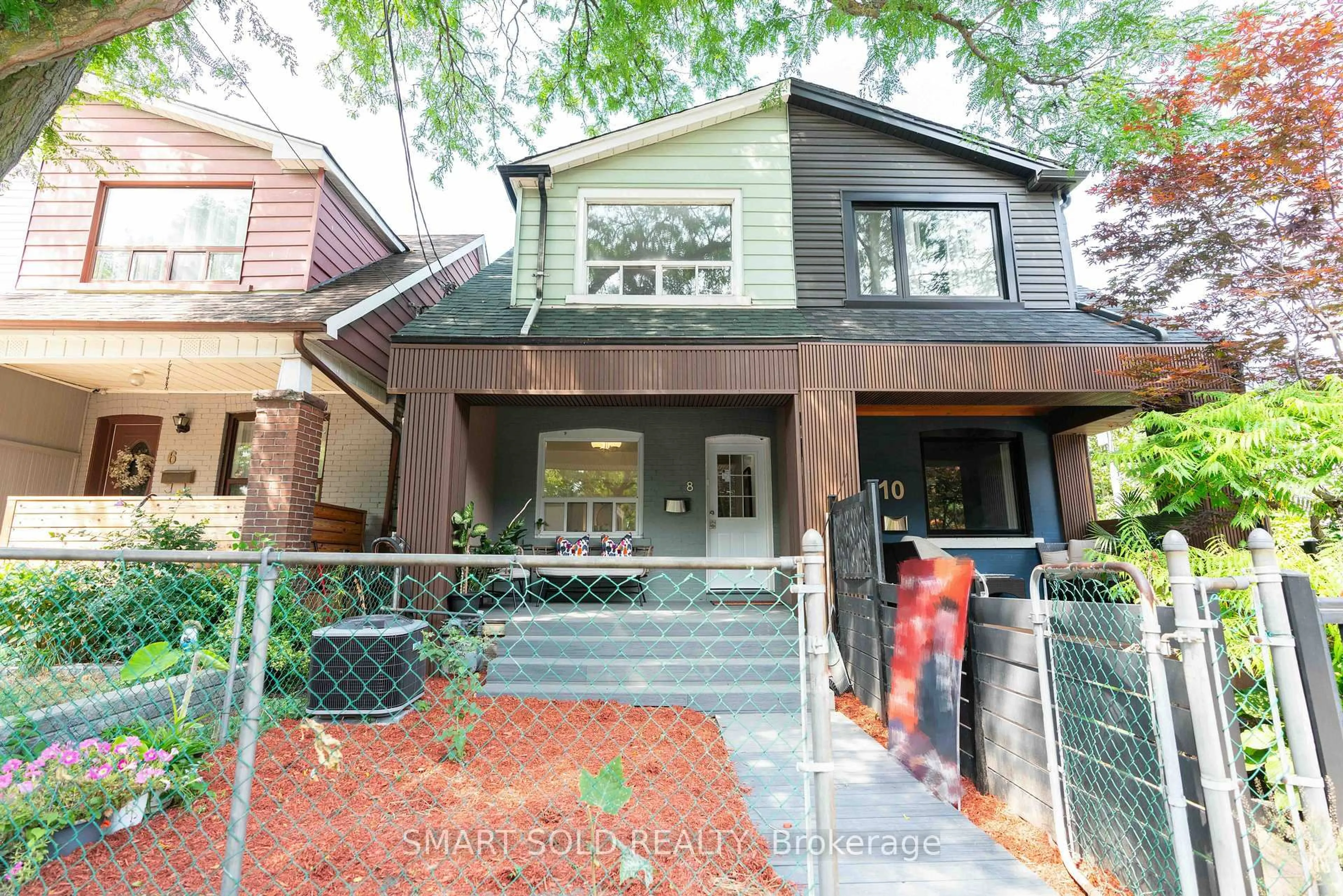 Home with brick exterior material, street for 8 Hanson St, Toronto Ontario M4J 1G7