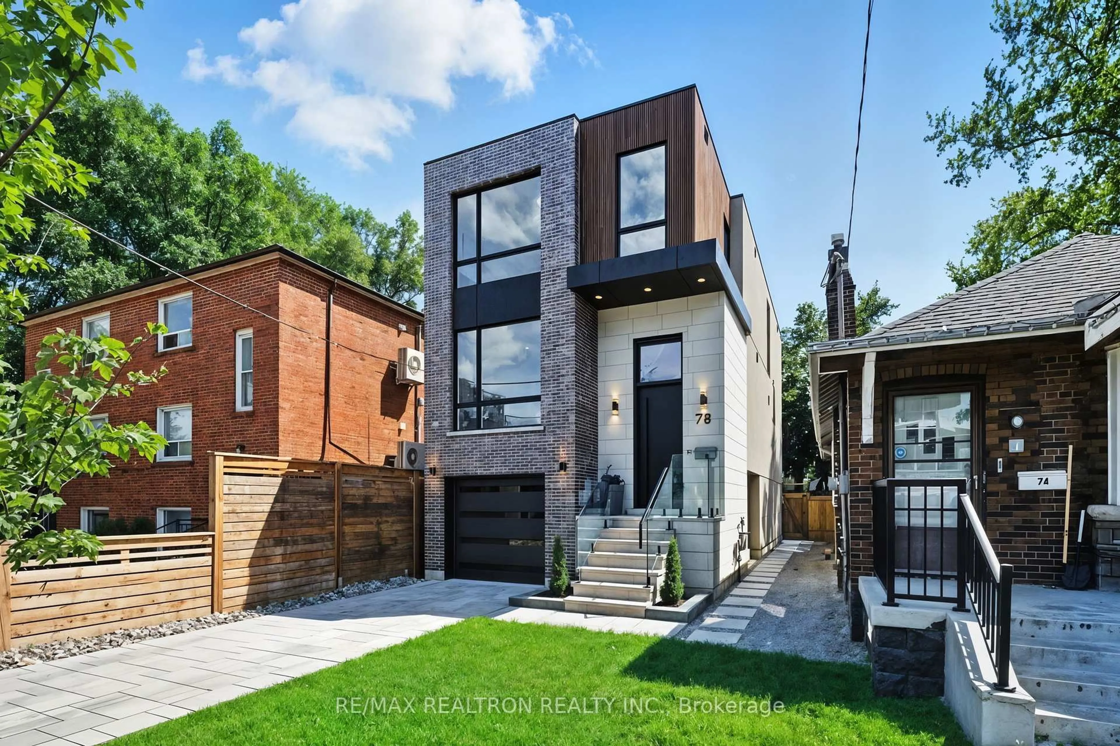 Home with brick exterior material, street for 7B Bracebridge Ave, Toronto Ontario M4C 2X6