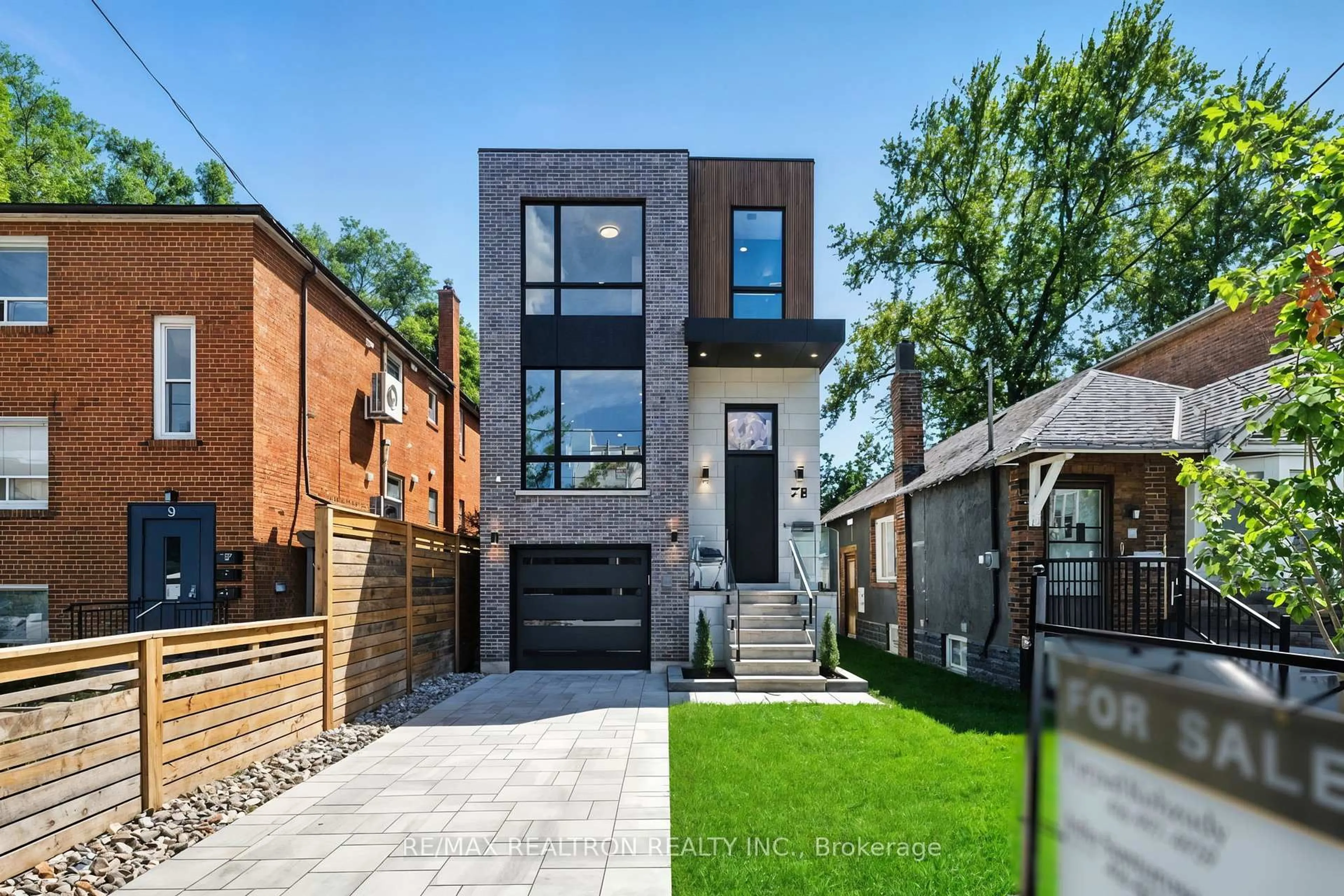 Home with brick exterior material, street for 7B Bracebridge Ave, Toronto Ontario M4C 2X6
