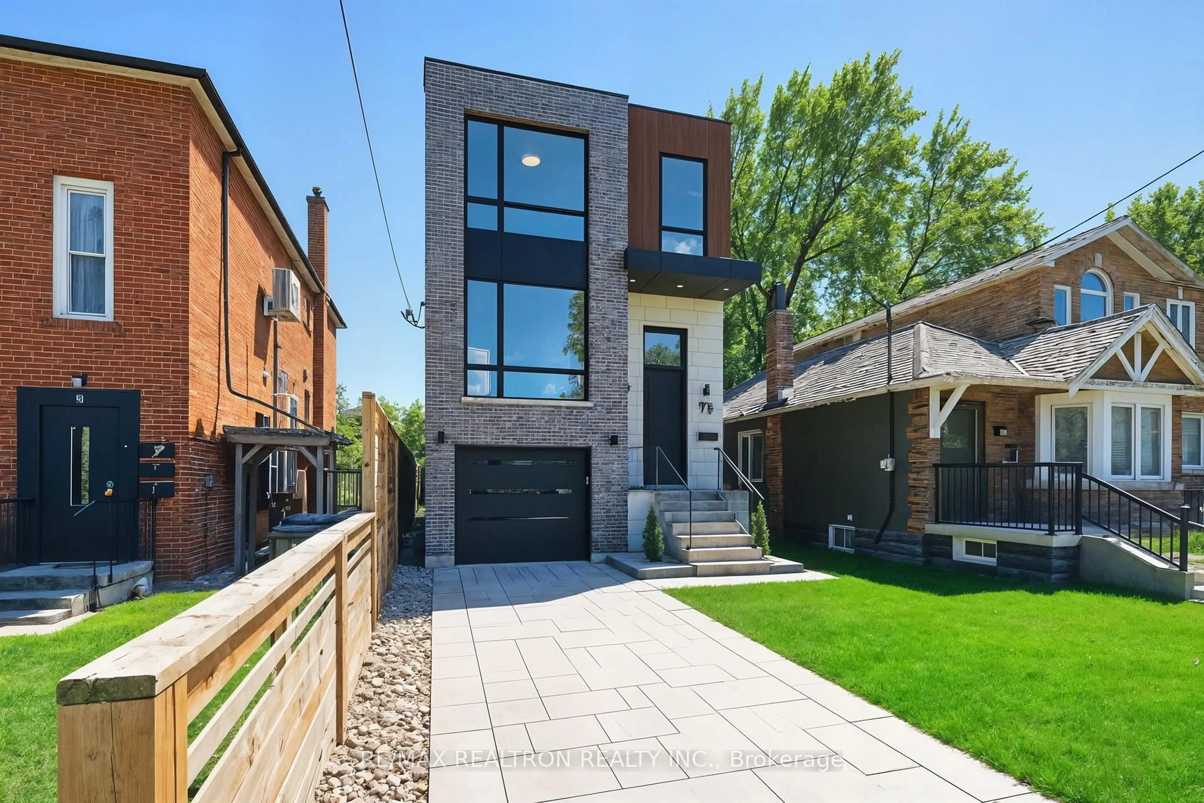 Home with brick exterior material, street for 7B Bracebridge Ave, Toronto Ontario M4C 2X6