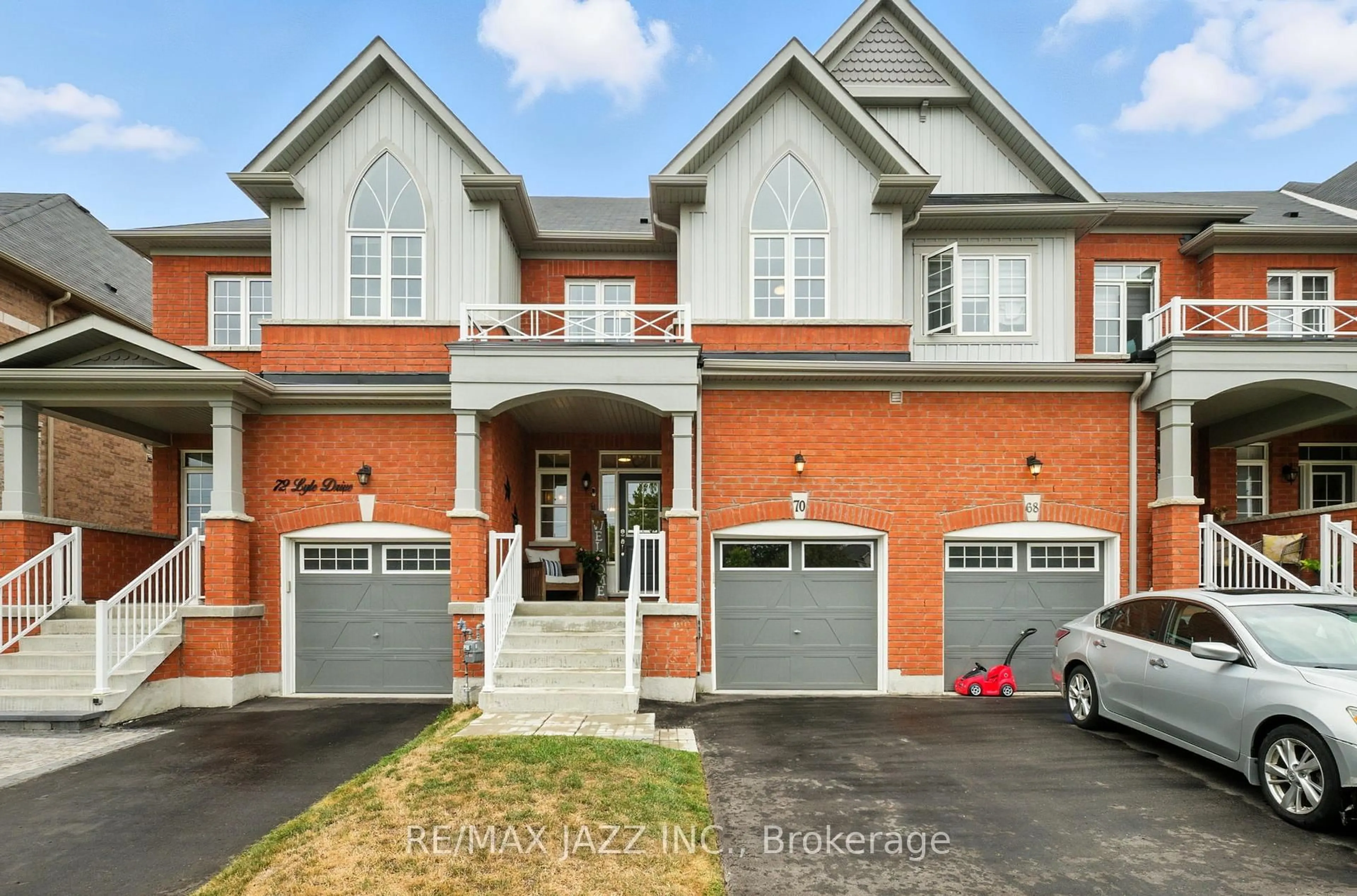 Home with brick exterior material, street for 70 Lyle Dr, Clarington Ontario L1C 0V7