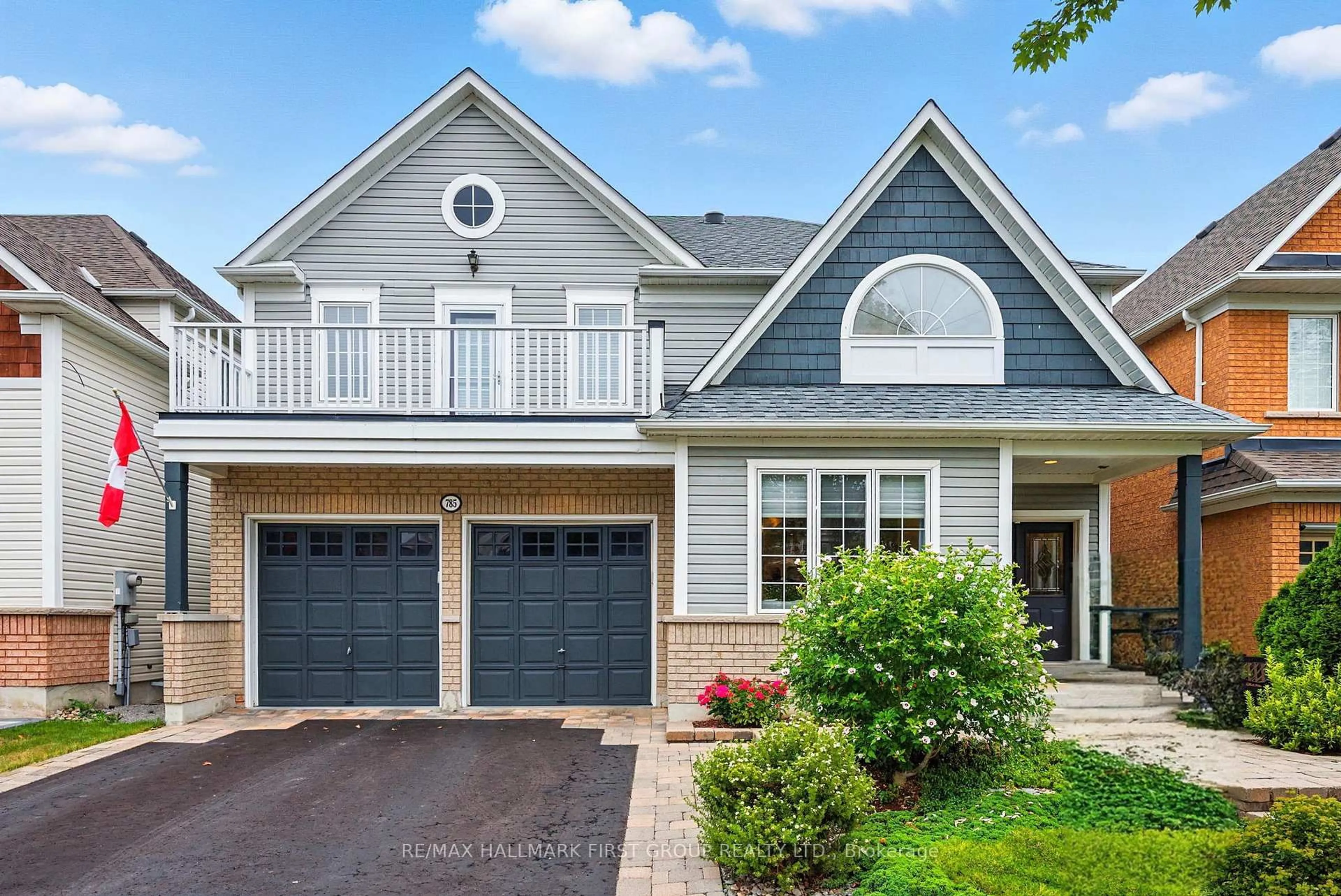 Home with vinyl exterior material, street for 785 Audley Rd, Ajax Ontario L1Z 1P9