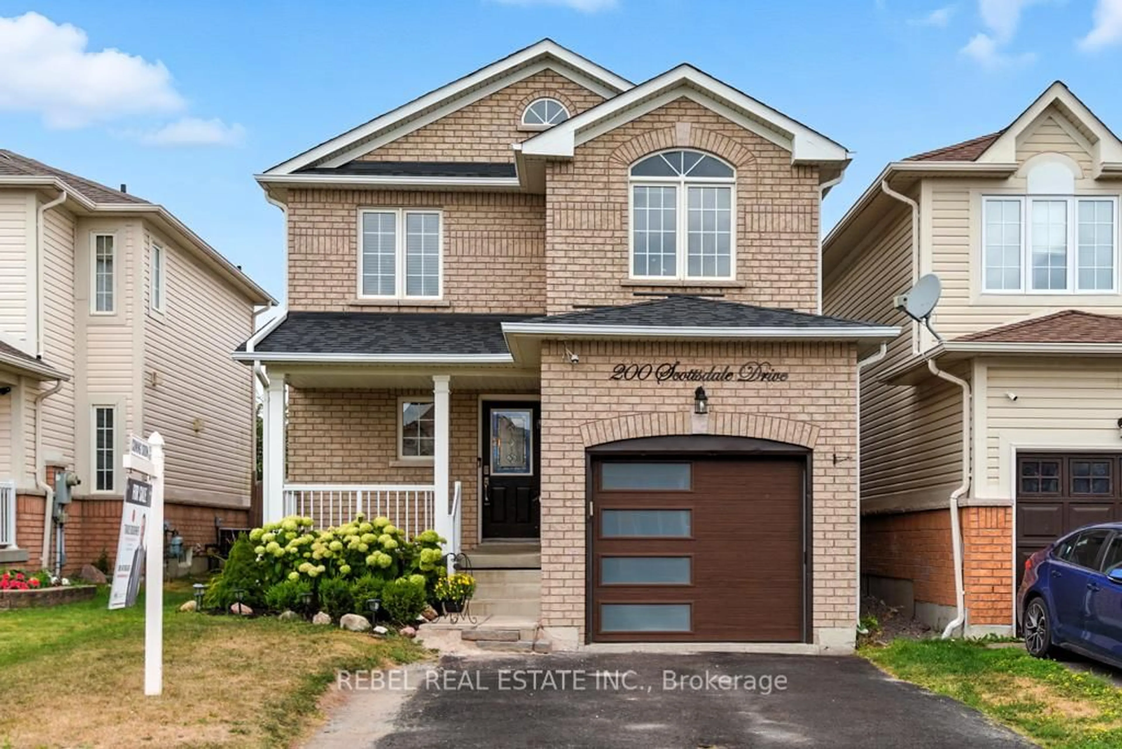 Home with brick exterior material, street for 200 Scottsdale Dr, Clarington Ontario L1C 5L2