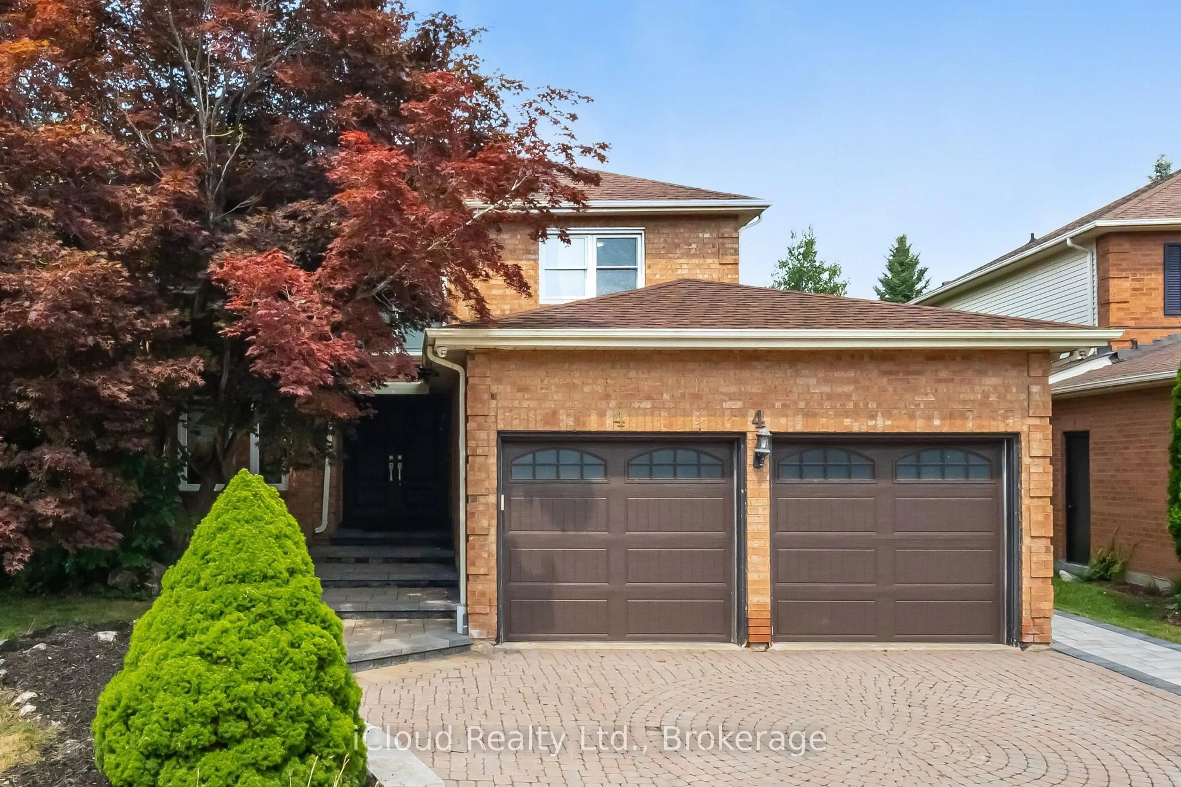 Home with brick exterior material, street for 4 Fifewood Cres, Whitby Ontario L1R 1M7