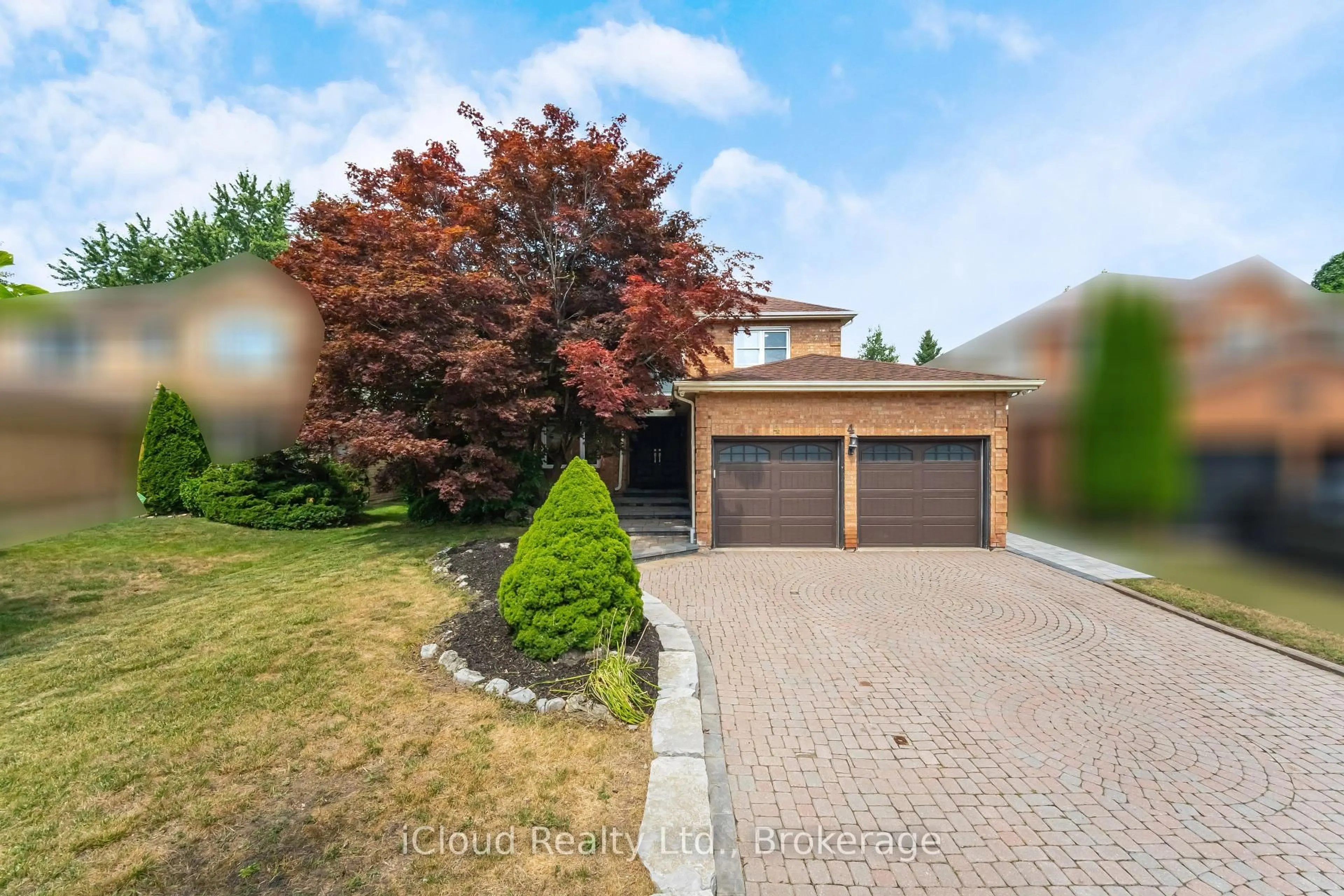 Home with brick exterior material, street for 4 Fifewood Cres, Whitby Ontario L1R 1M7