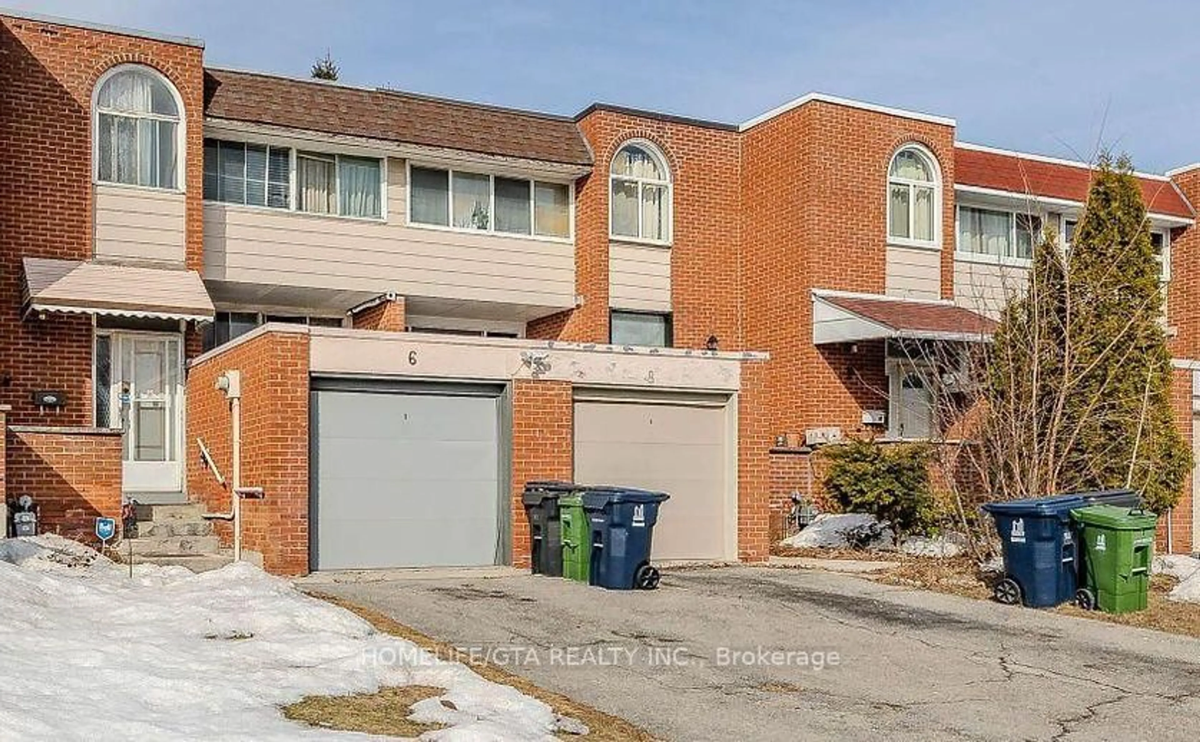 Home with brick exterior material, street for 6 Sprucewood Crt, Toronto Ontario M1W 2K3
