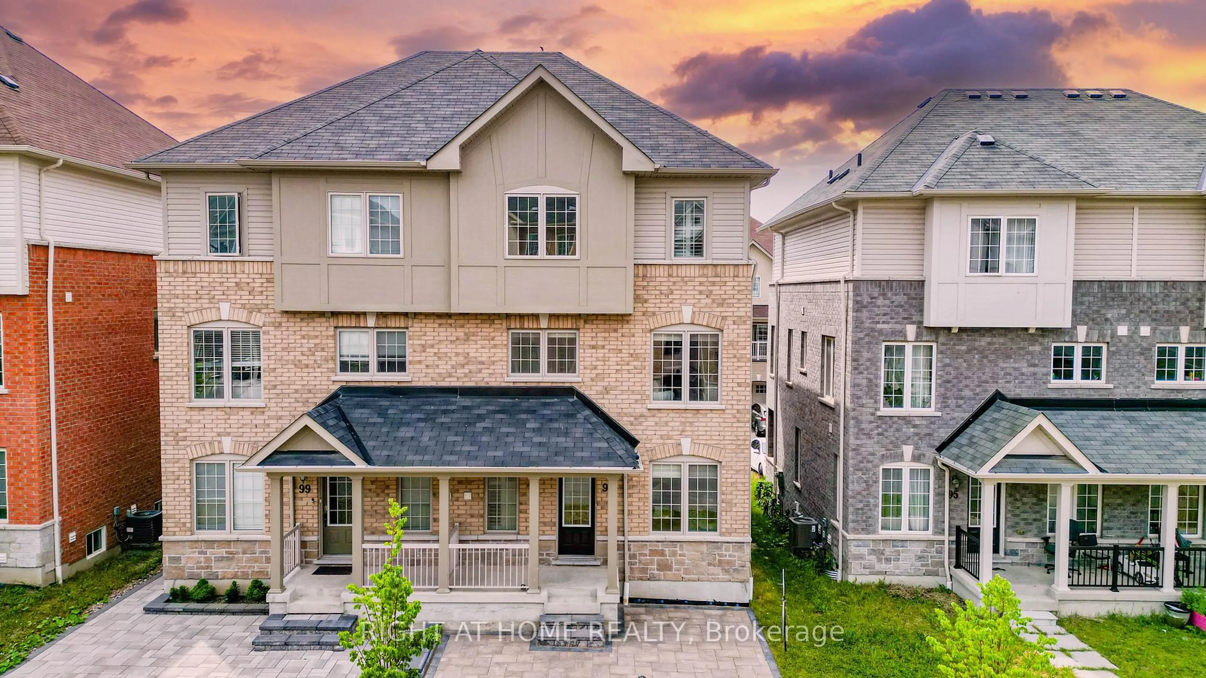 A pic from outside/outdoor area/front of a property/back of a property/a pic from drone, unknown for 97 Ainley Rd, Ajax Ontario L1Z 0S9