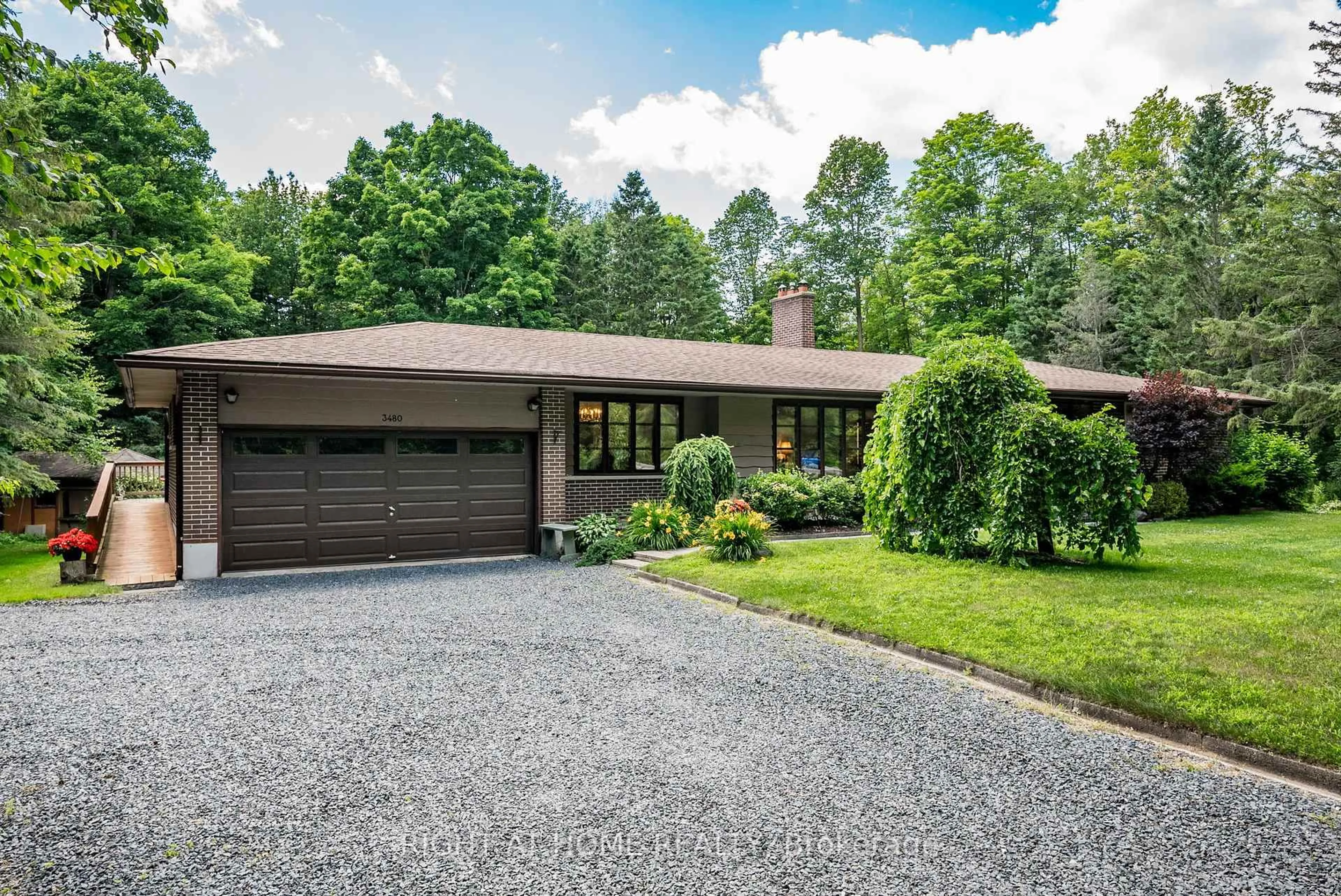 Home with brick exterior material, street for 3480 Courtice Rd, Clarington Ontario L1E 2L6