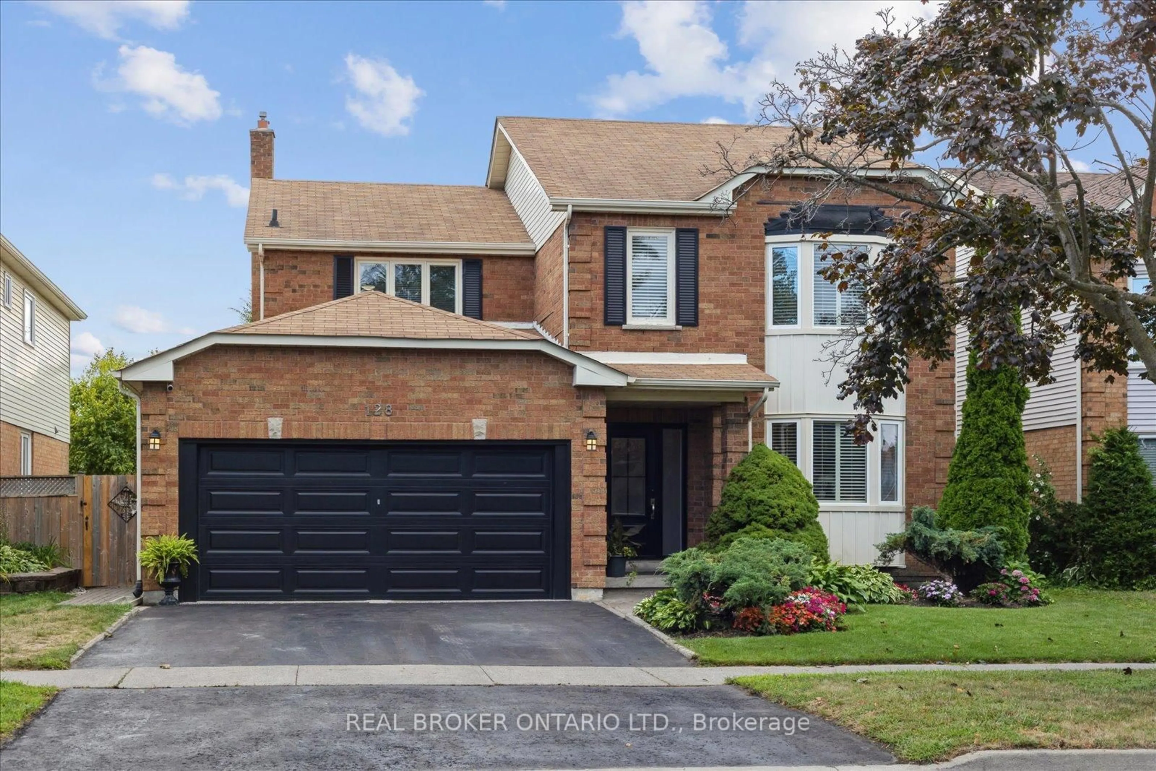 Home with brick exterior material, street for 128 Robert Adams Dr, Clarington Ontario L1E 2C4