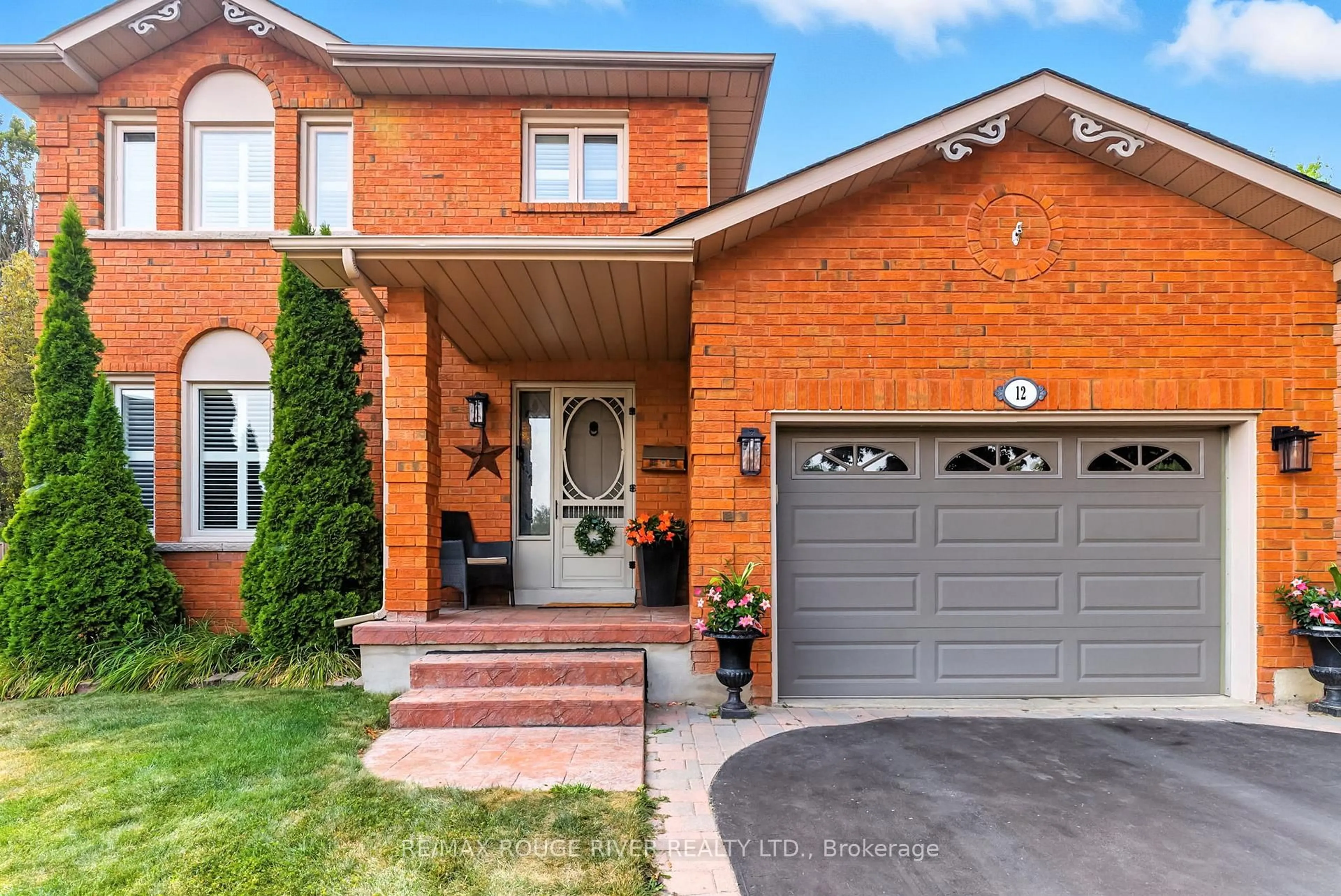 Home with brick exterior material, street for 12 Limestone Cres, Whitby Ontario L1N 8N8