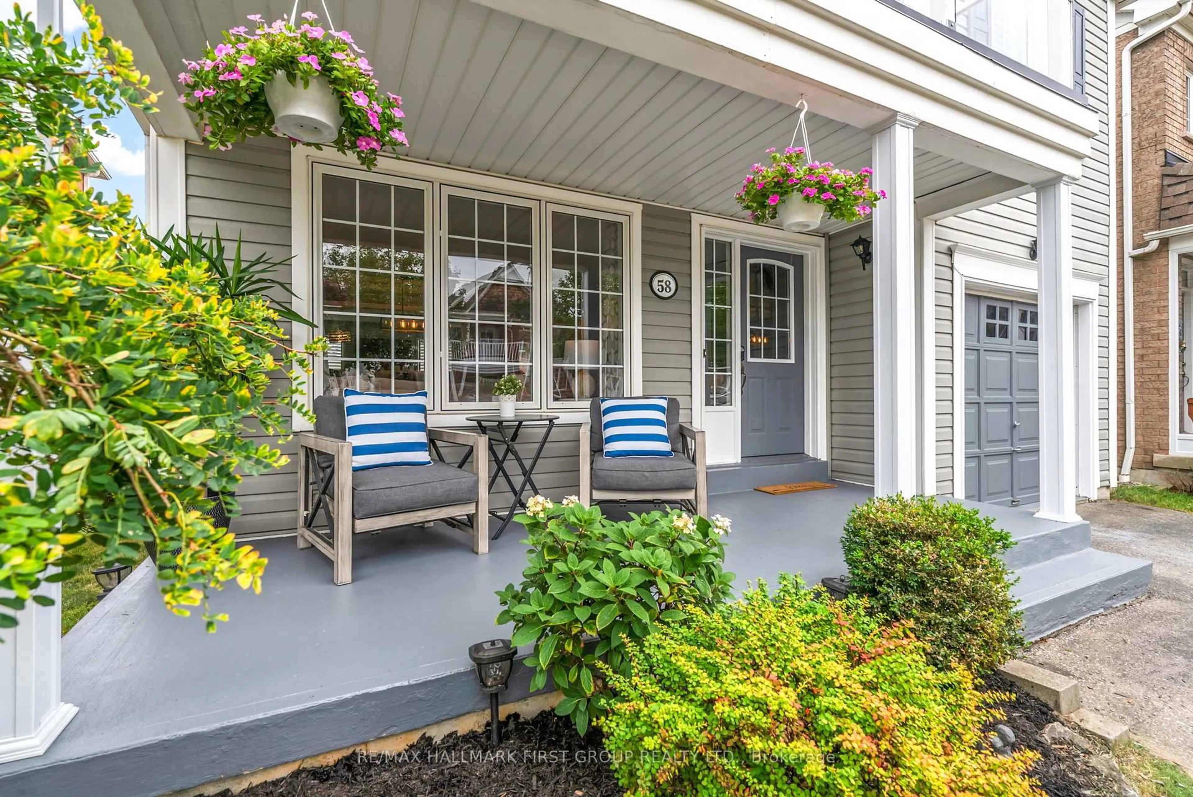 Patio, street for 58 Moynahan Cres, Ajax Ontario L1Z 1P1