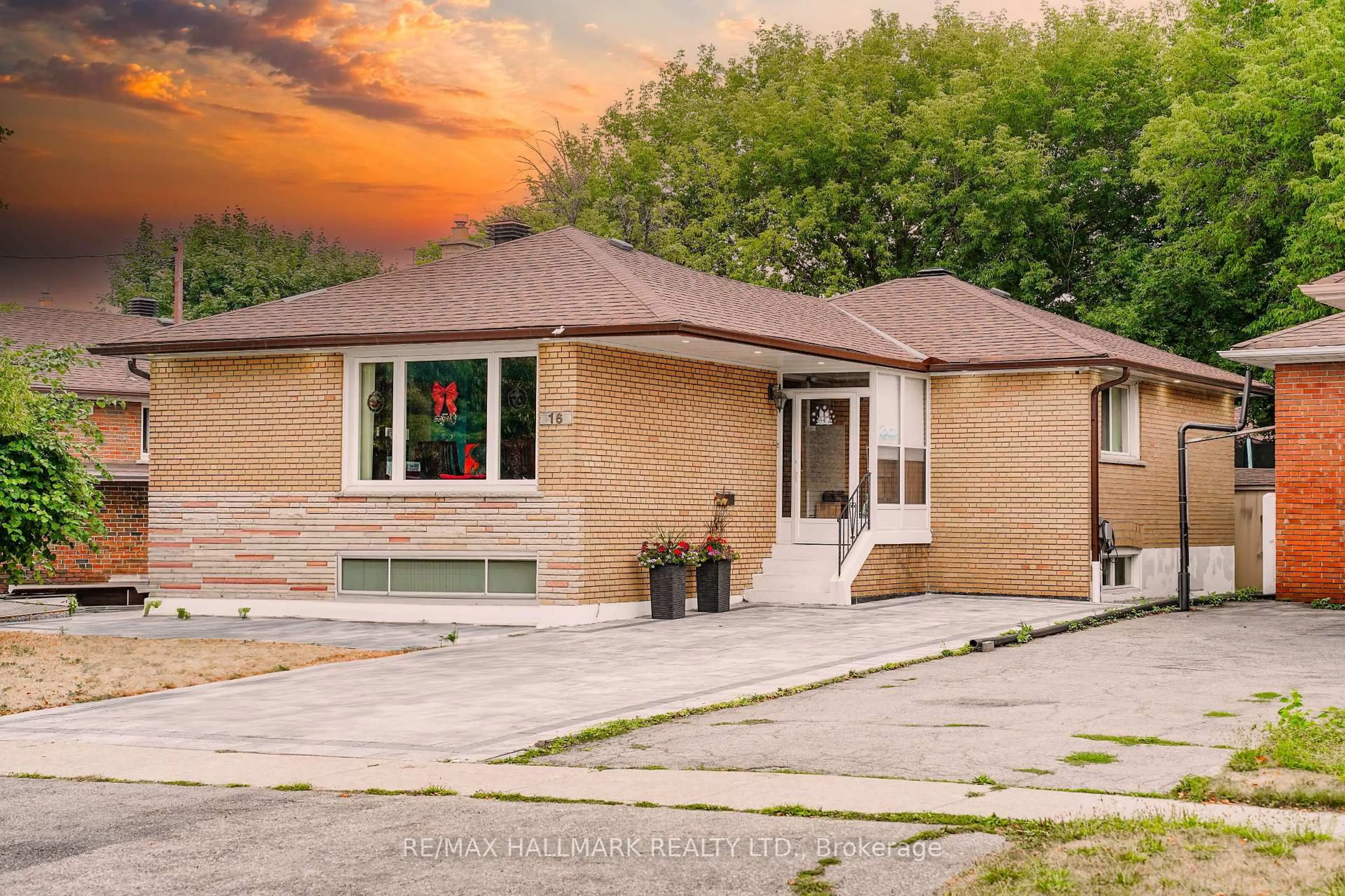 Home with brick exterior material, street for 16 Araman Dr, Toronto Ontario M1T 2P6