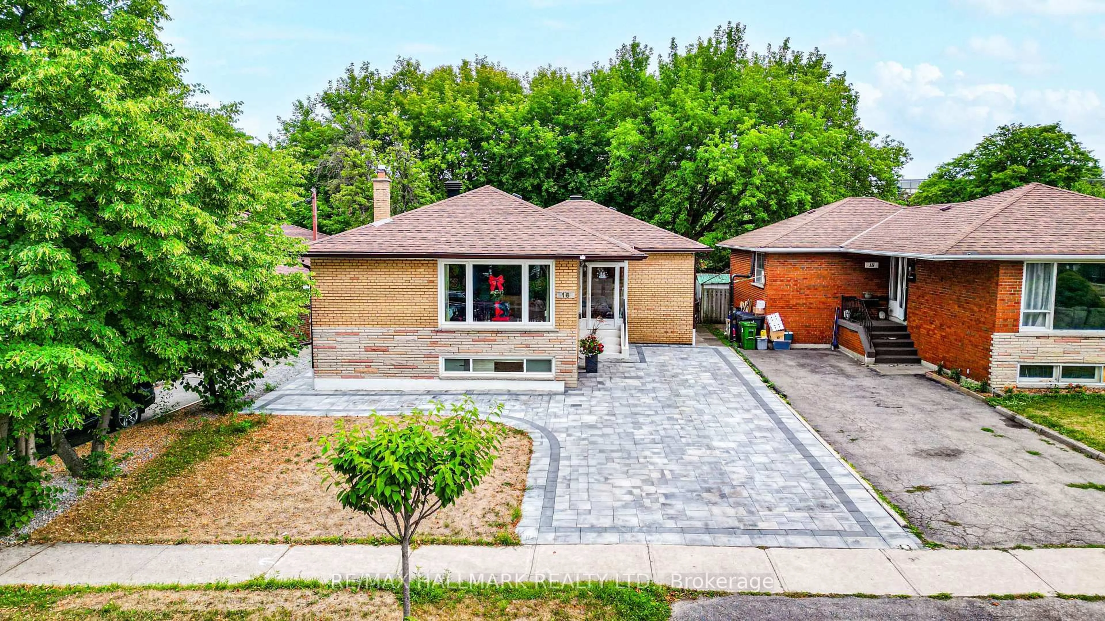 Home with brick exterior material, street for 16 Araman Dr, Toronto Ontario M1T 2P6