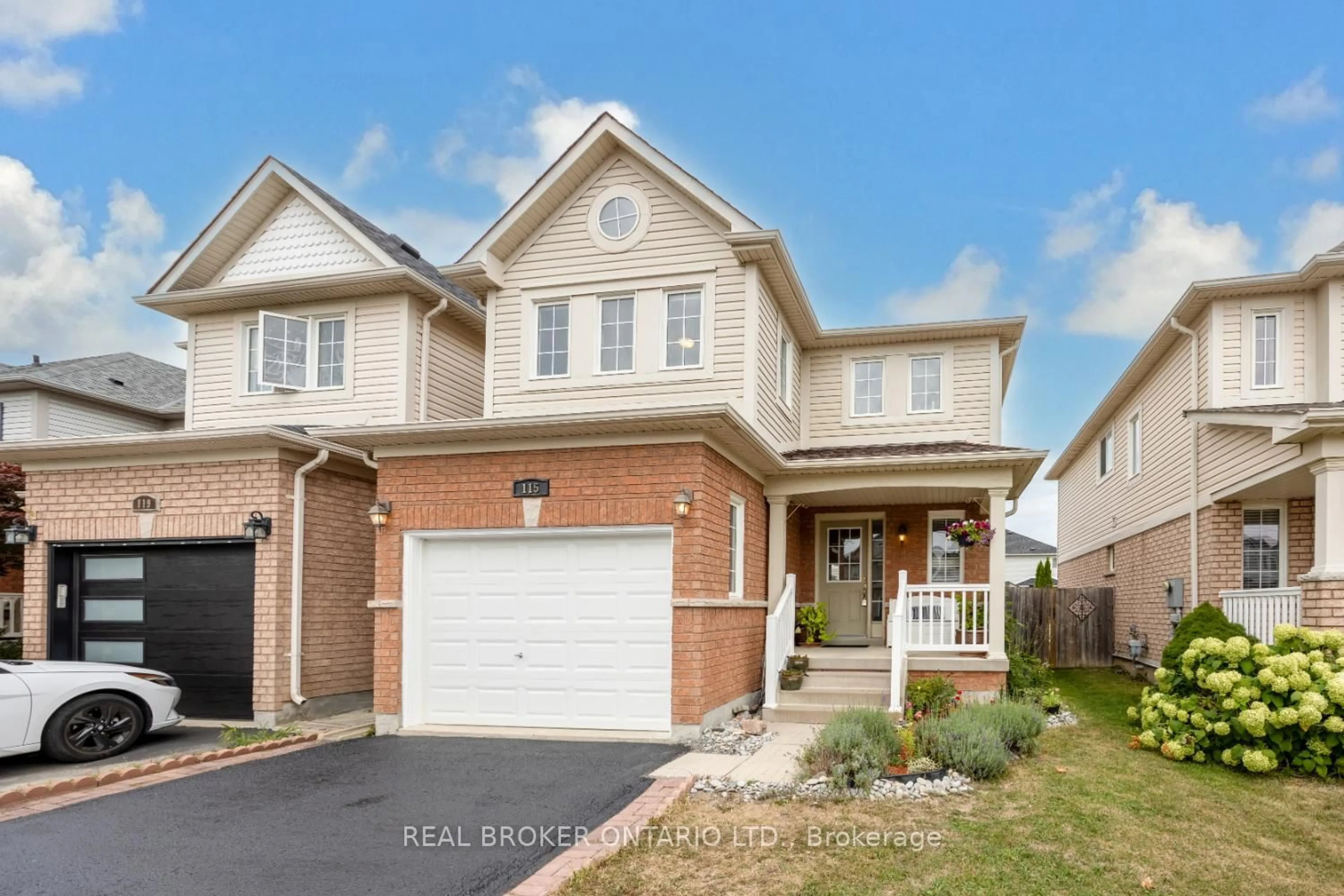 Home with brick exterior material, street for 115 William Cowles Dr, Clarington Ontario L1C 0E3