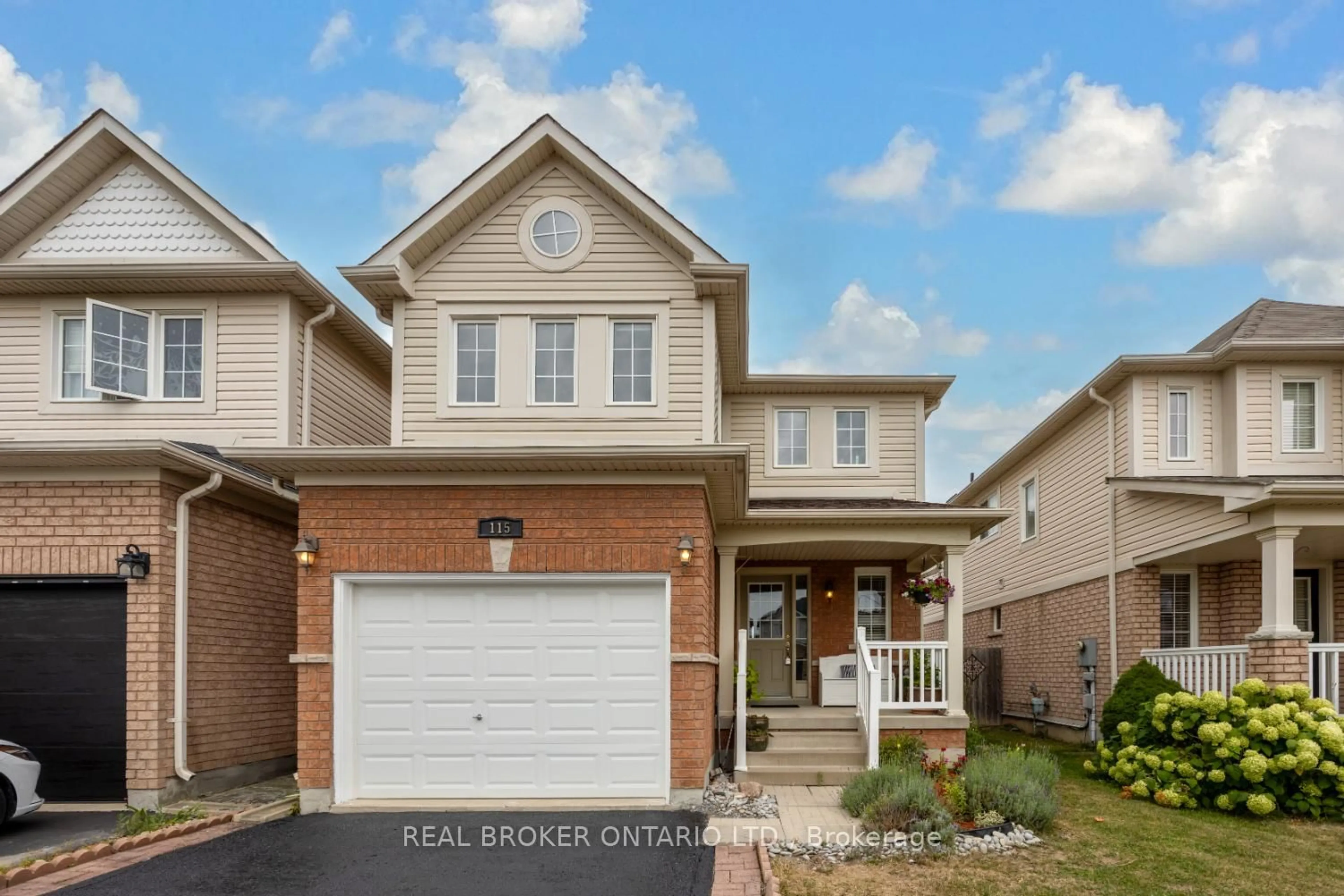 Home with brick exterior material, street for 115 William Cowles Dr, Clarington Ontario L1C 0E3