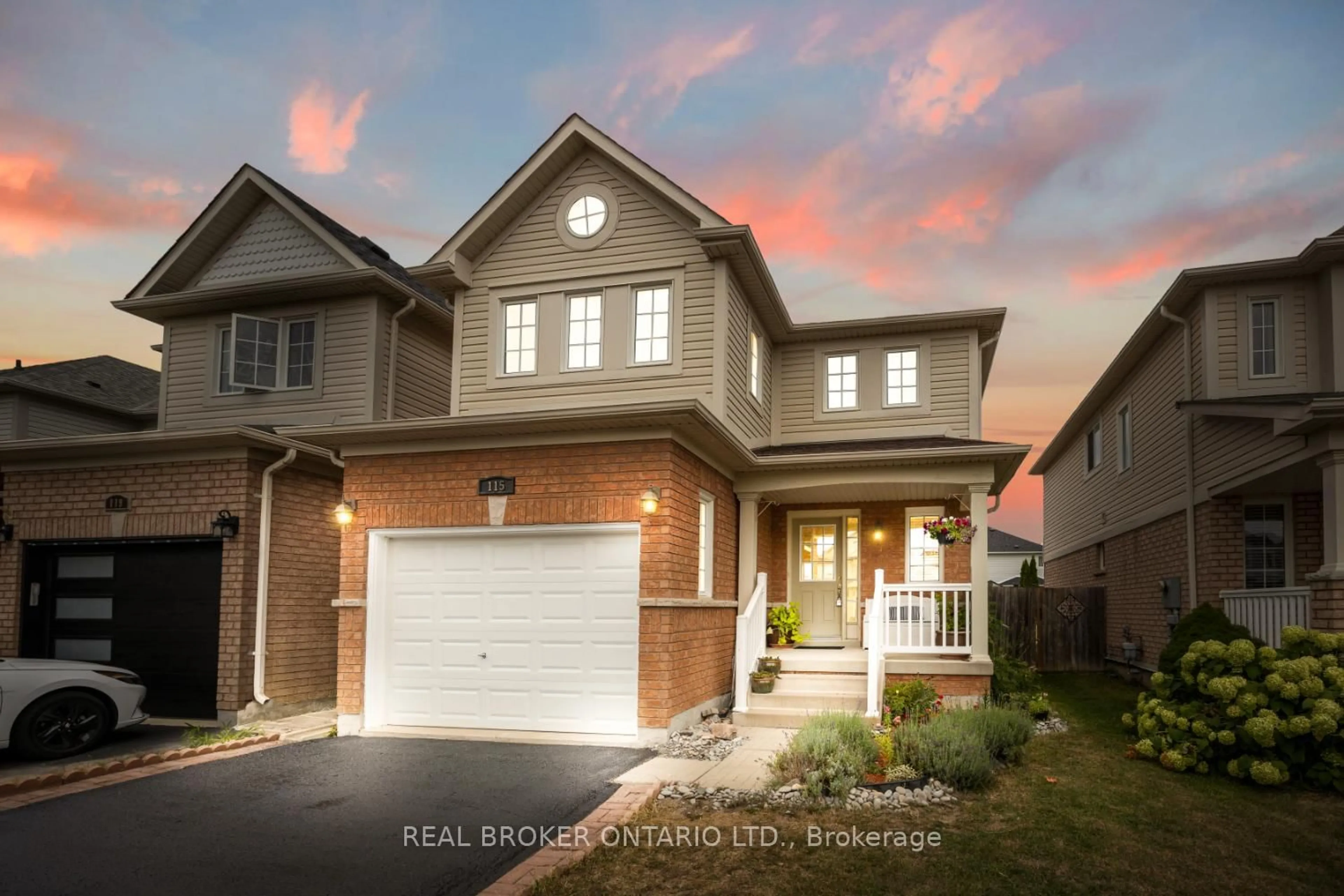 Home with brick exterior material, street for 115 William Cowles Dr, Clarington Ontario L1C 0E3