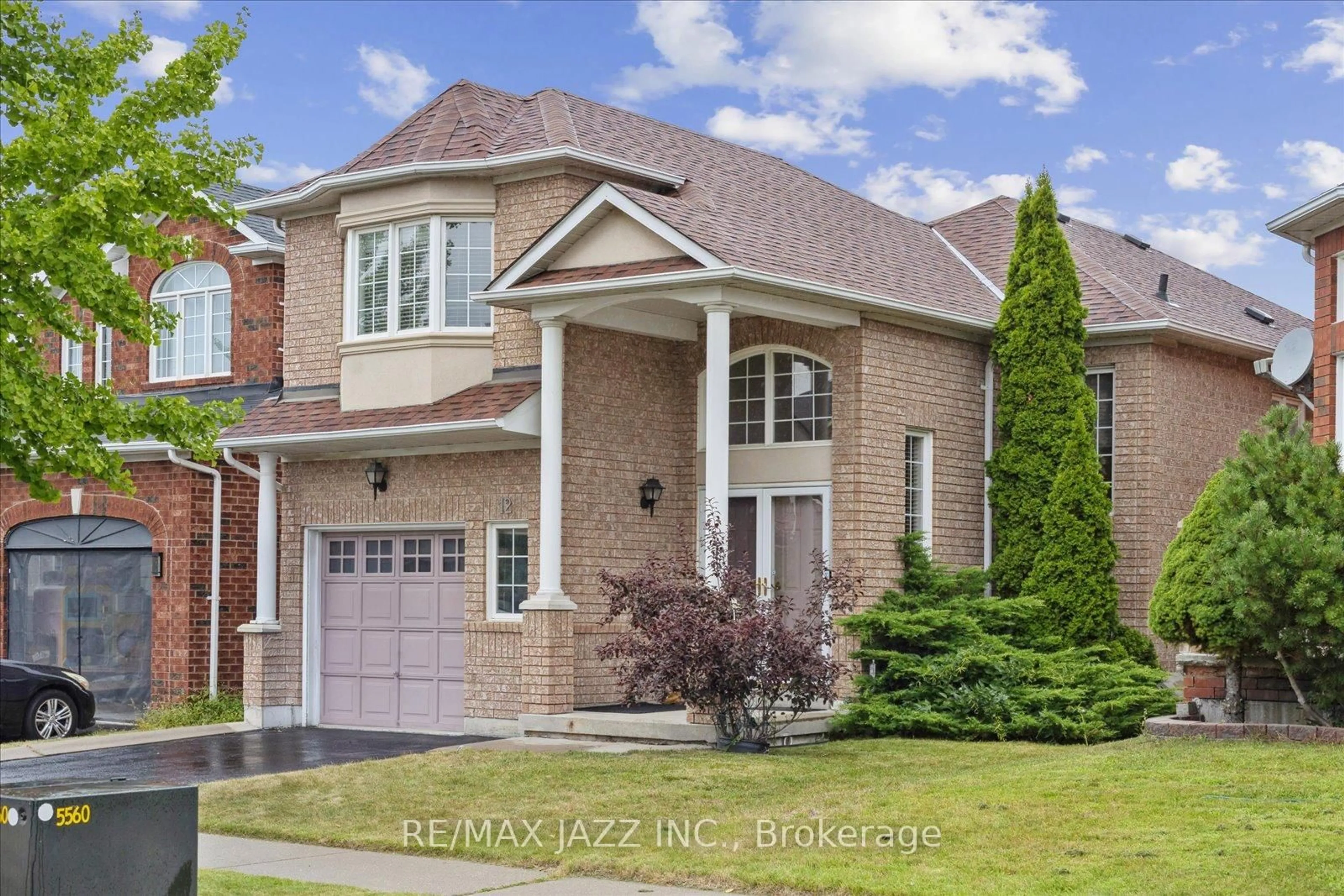 Home with brick exterior material, street for 12 Lacroix Crt, Whitby Ontario L1R 3B4