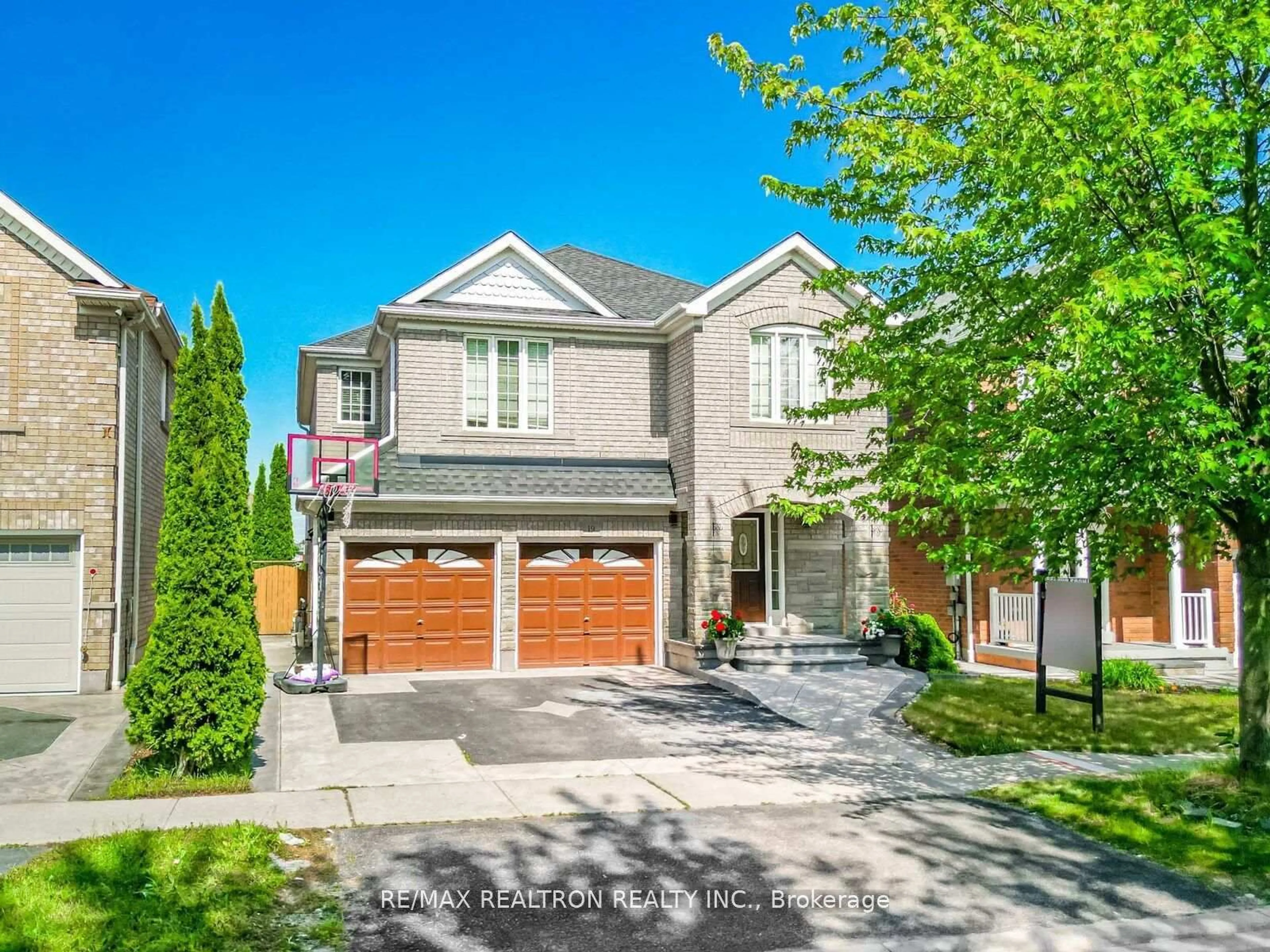 Home with brick exterior material, street for 19 Clapperton Dr, Ajax Ontario L1T 4X9