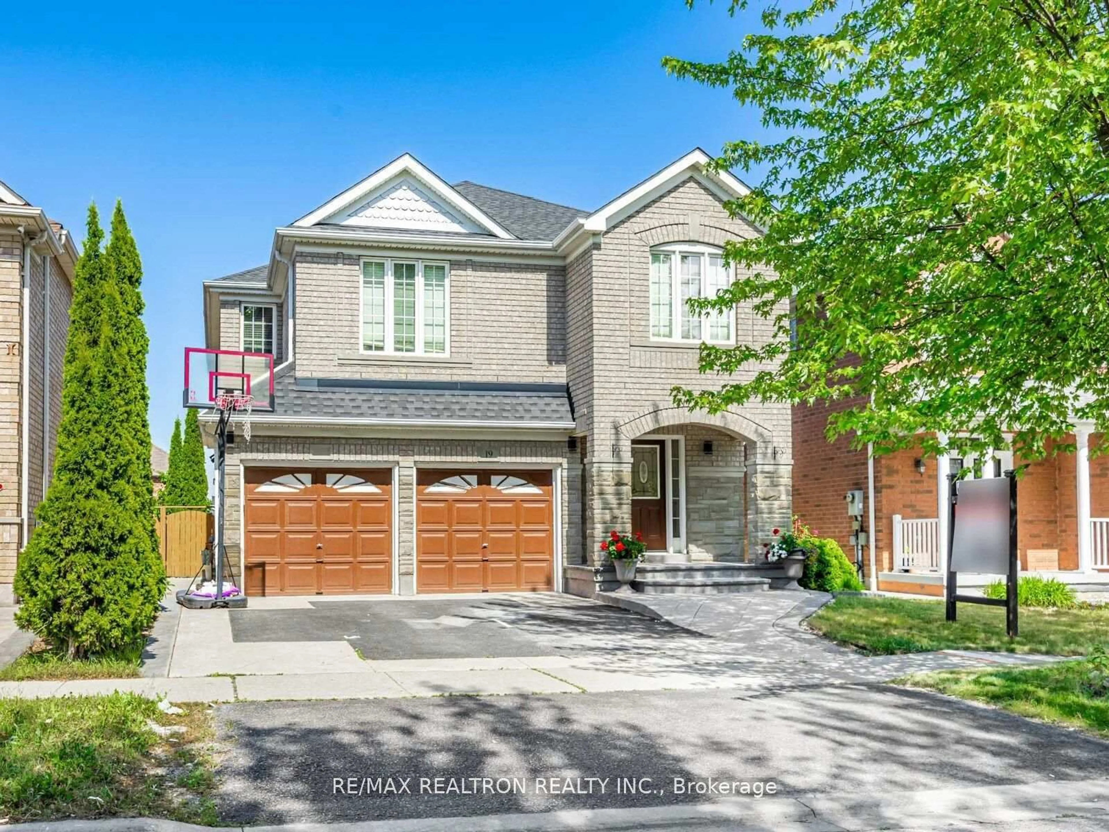 Home with brick exterior material, street for 19 Clapperton Dr, Ajax Ontario L1T 4X9