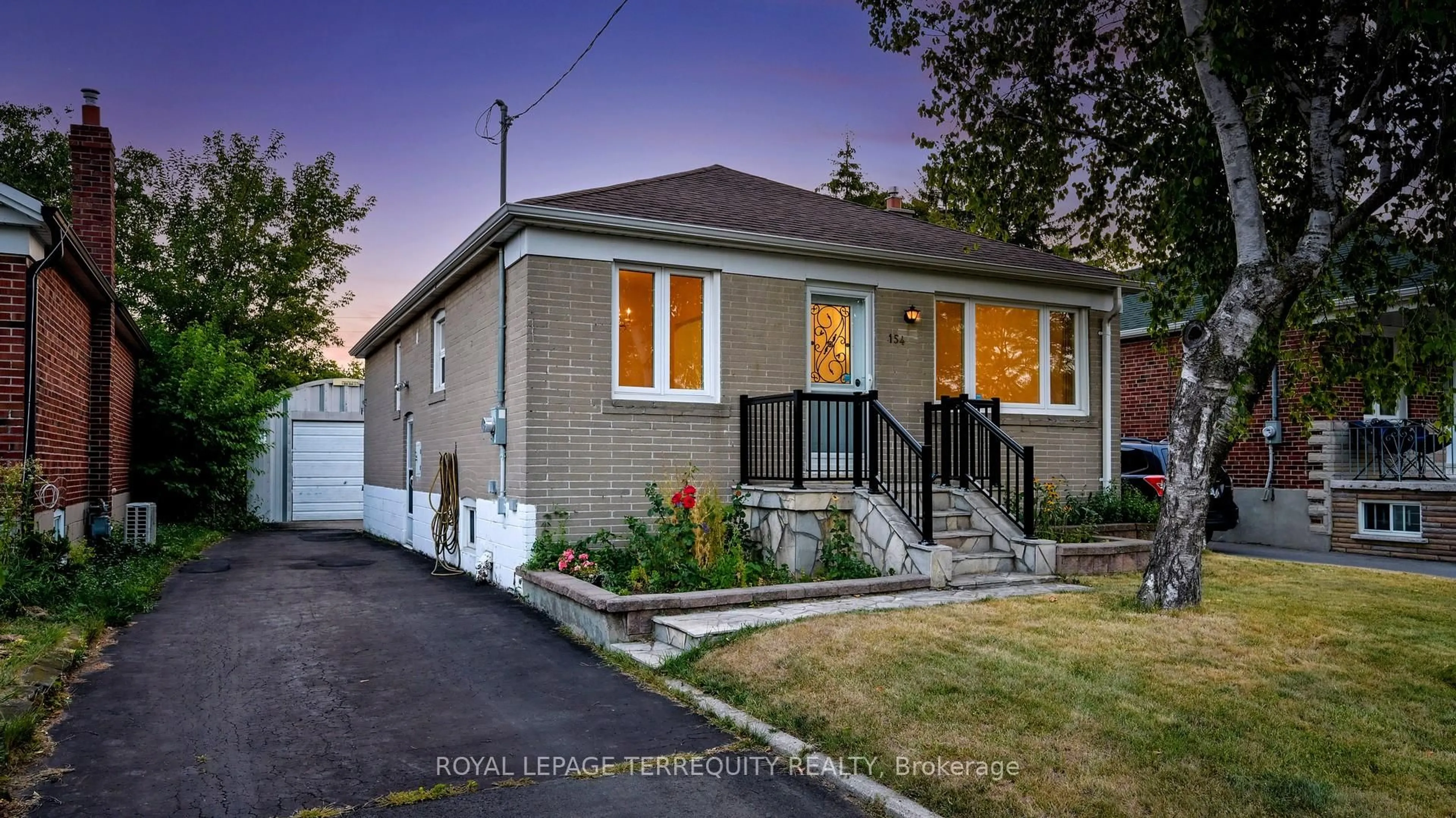 Home with brick exterior material, street for 154 Tower Dr, Toronto Ontario M1R 3P5