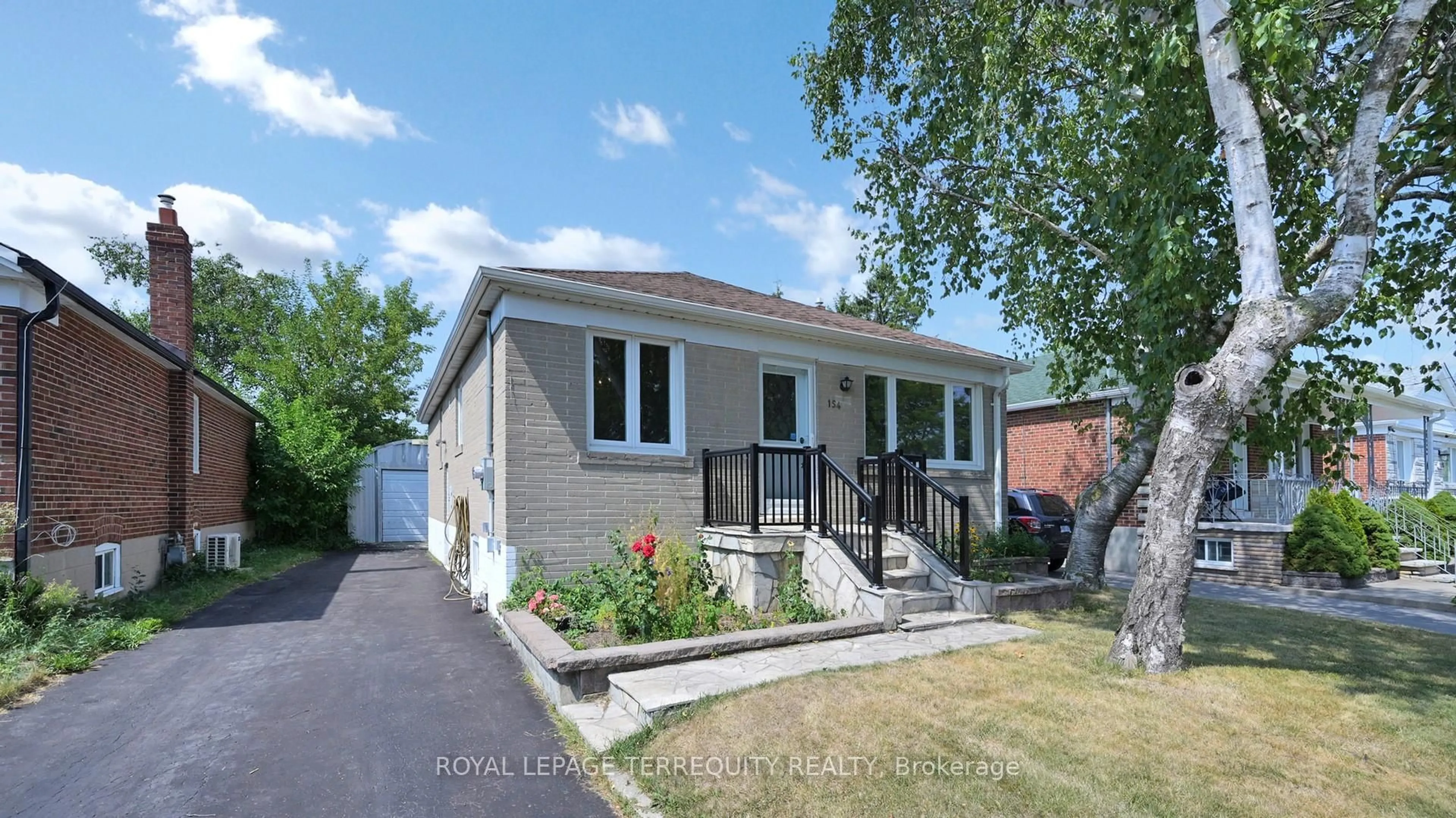 Home with brick exterior material, street for 154 Tower Dr, Toronto Ontario M1R 3P5