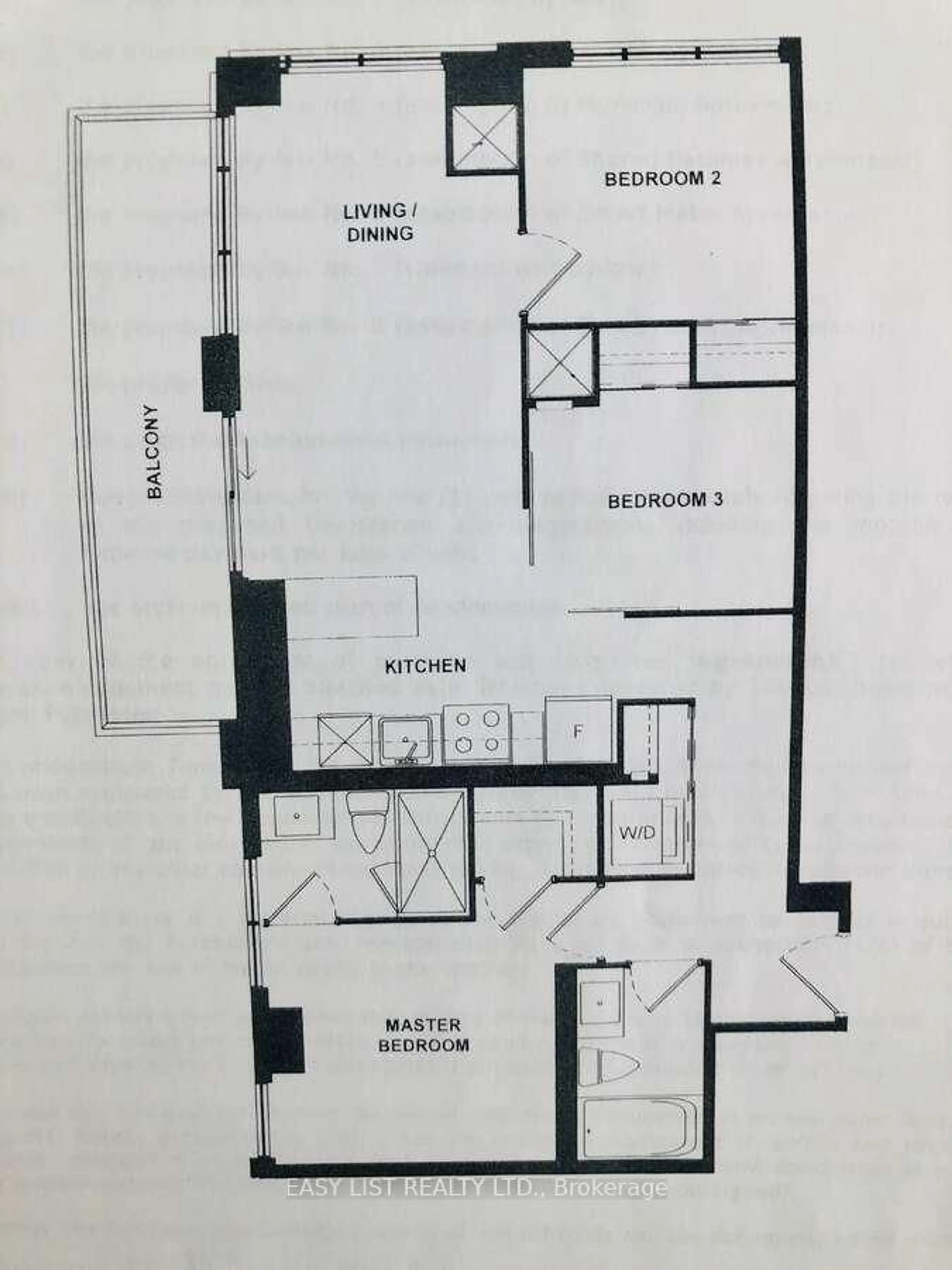 Floor plan for 286 Main St, Toronto Ontario M4C 0B3