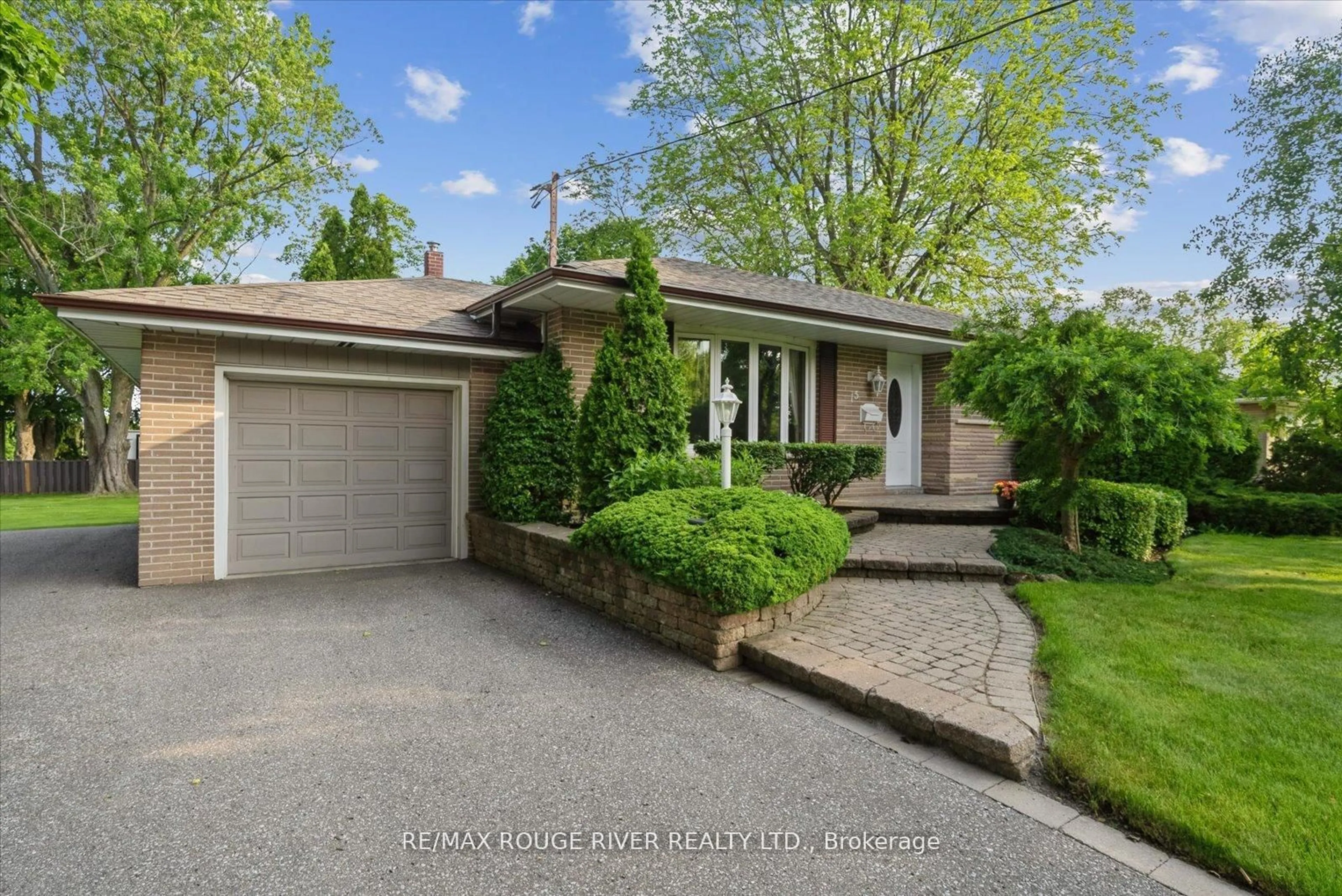 Home with brick exterior material, street for 15 Westwood Dr, Whitby Ontario L1N 3N8