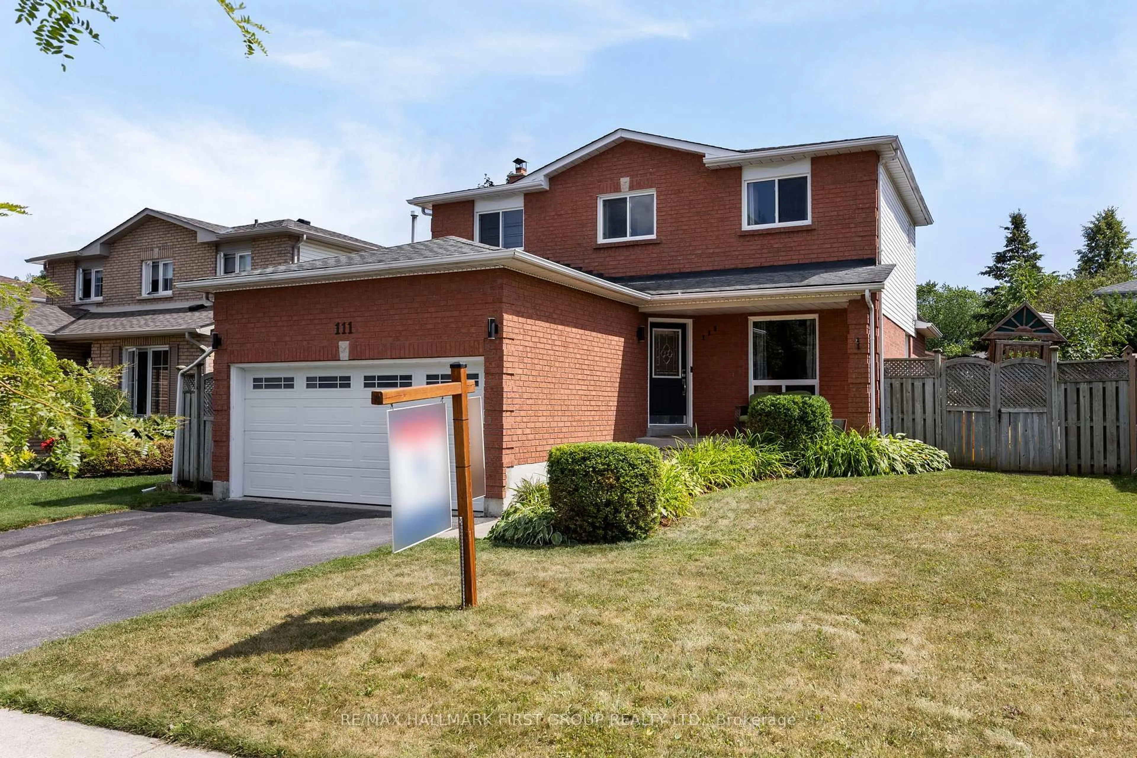 Home with brick exterior material, street for 111 Clayton Cres, Clarington Ontario L1C 4P2