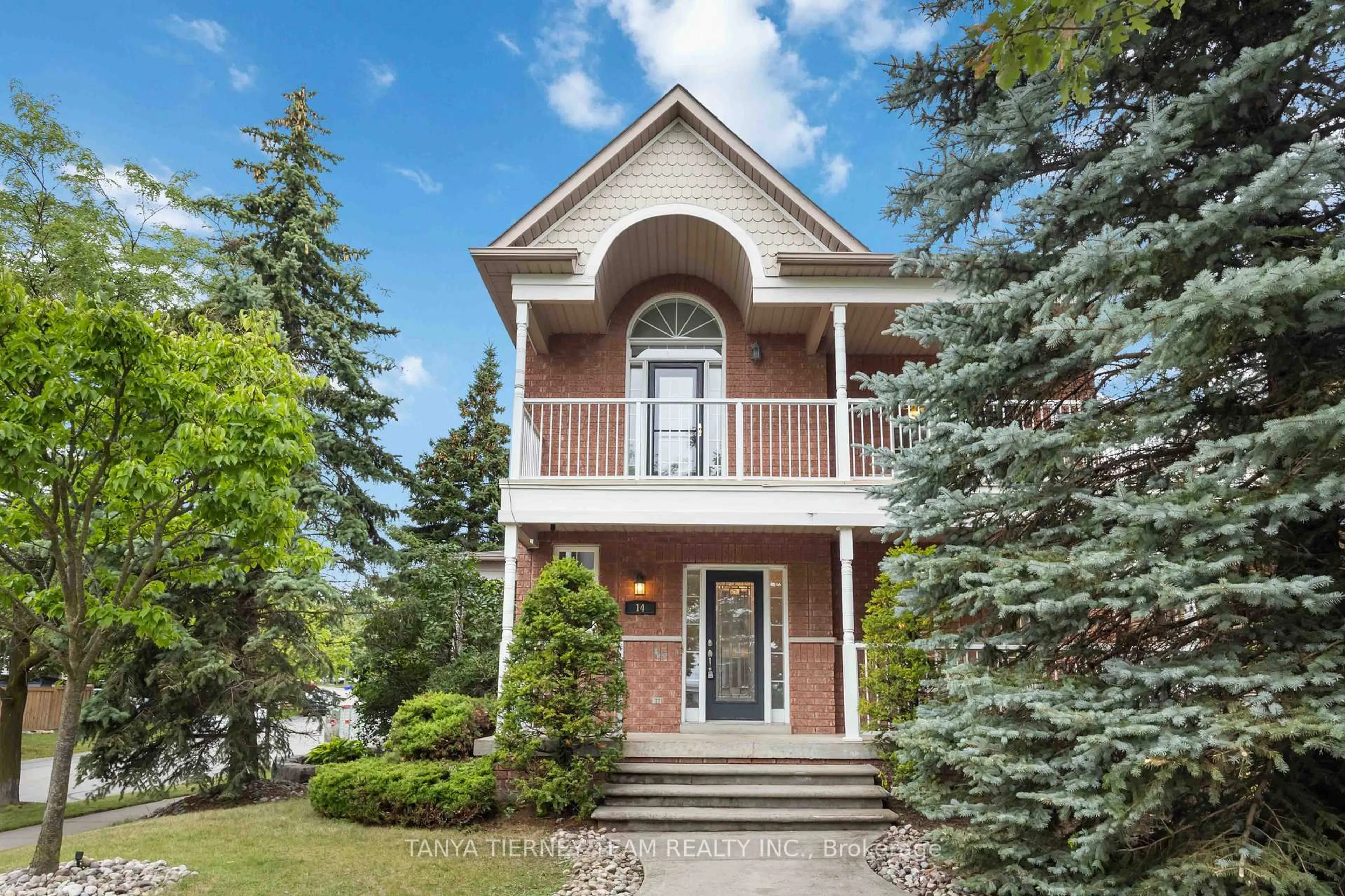Home with brick exterior material, street for 14 Amanda Ave, Whitby Ontario L1M 1K4