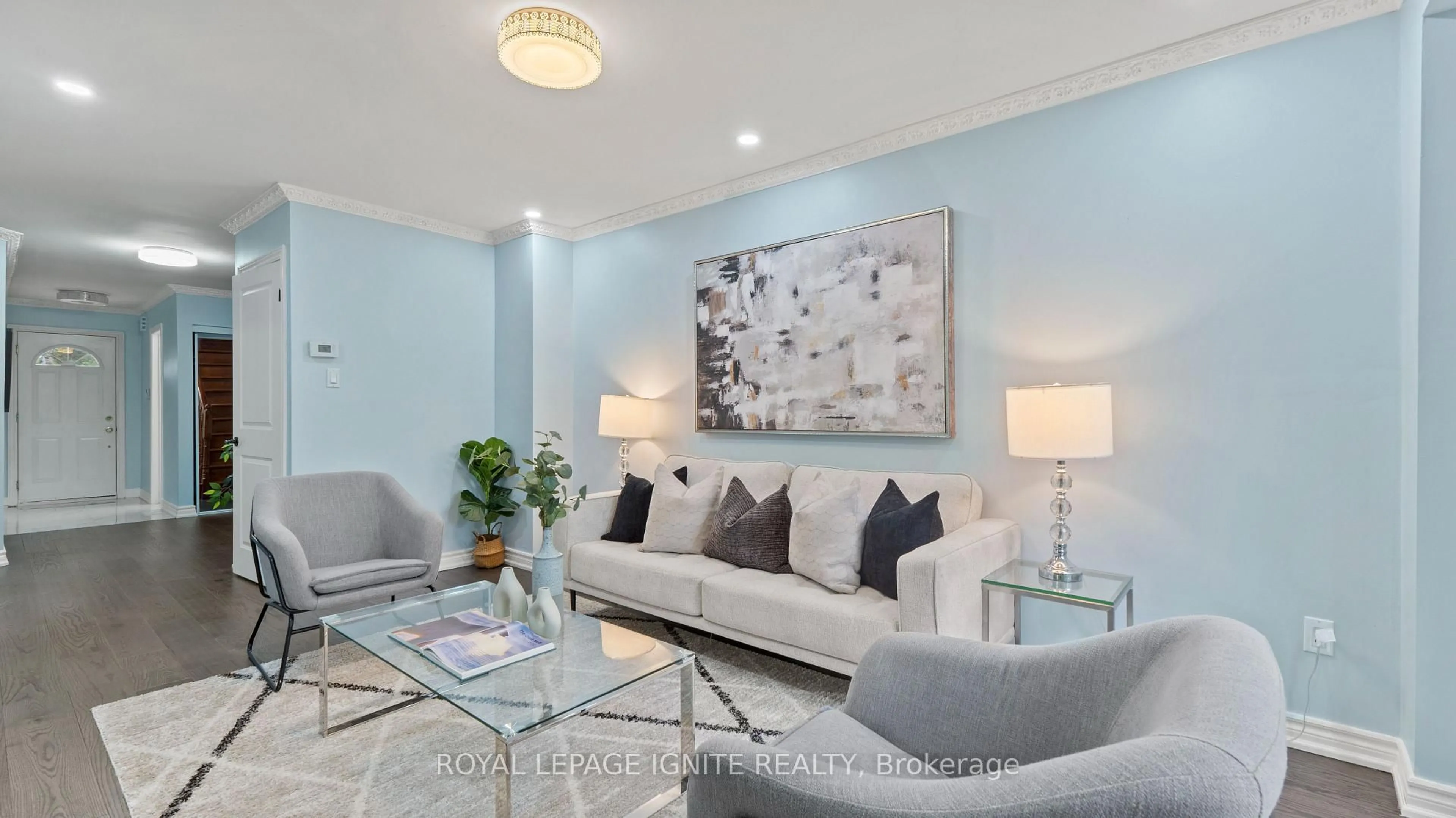 Living room with furniture, unknown for 401 Sewells Rd #57, Toronto Ontario M1B 5K6