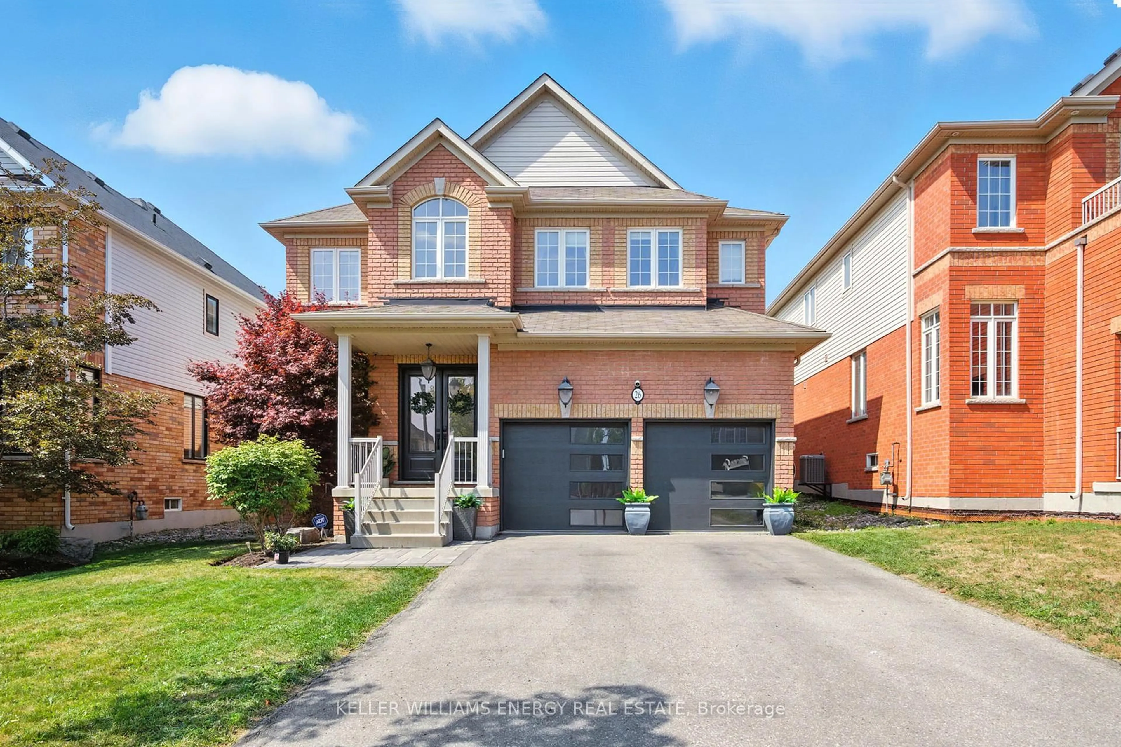 Home with brick exterior material, street for 26 Kersey Cres, Clarington Ontario L1E 0A5