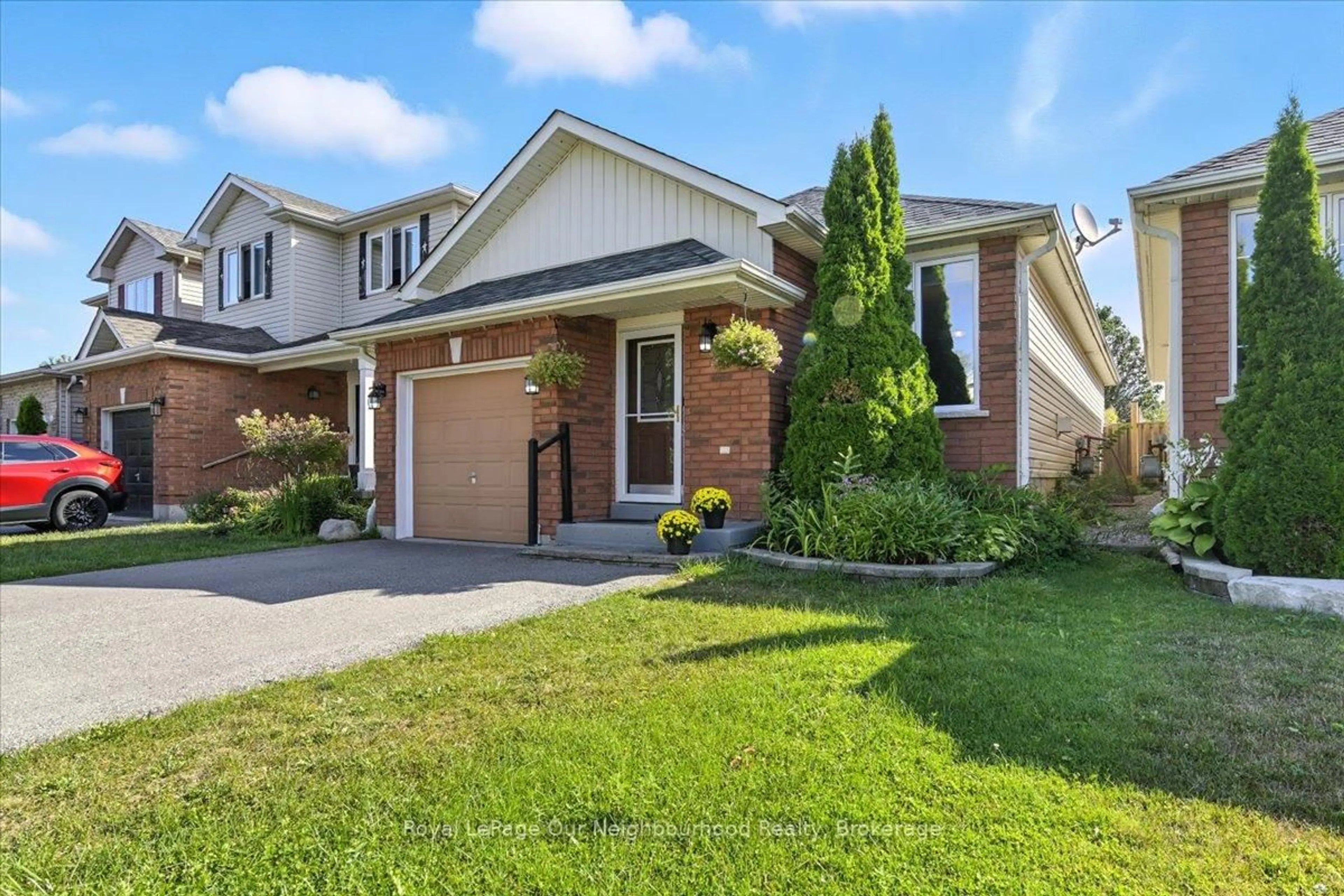 Home with brick exterior material, street for 67 Harmer Dr, Clarington Ontario L1B 1P7